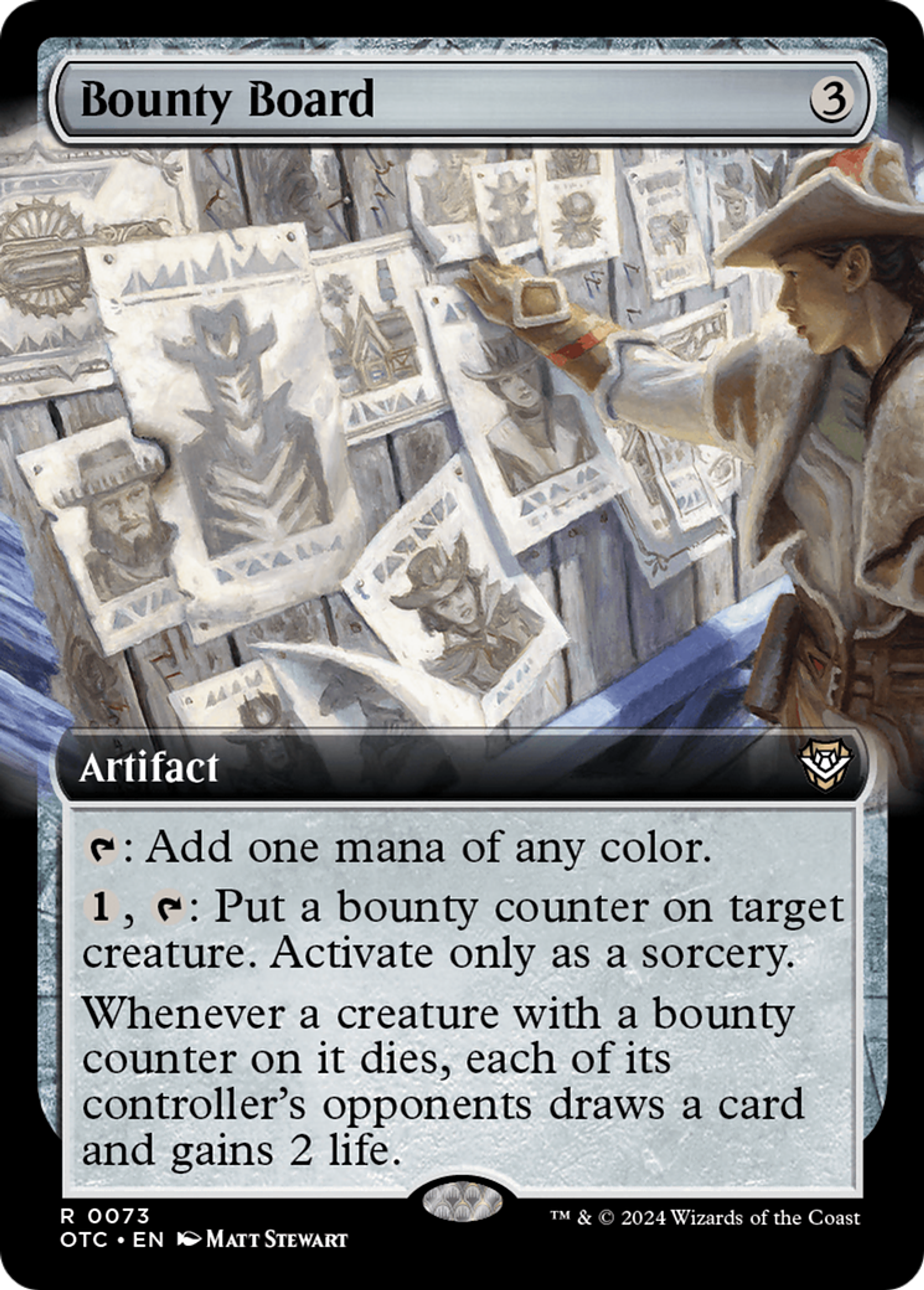 Panneau des primes — Outlaws of Thunder Junction Commander — Magic: The Gathering
