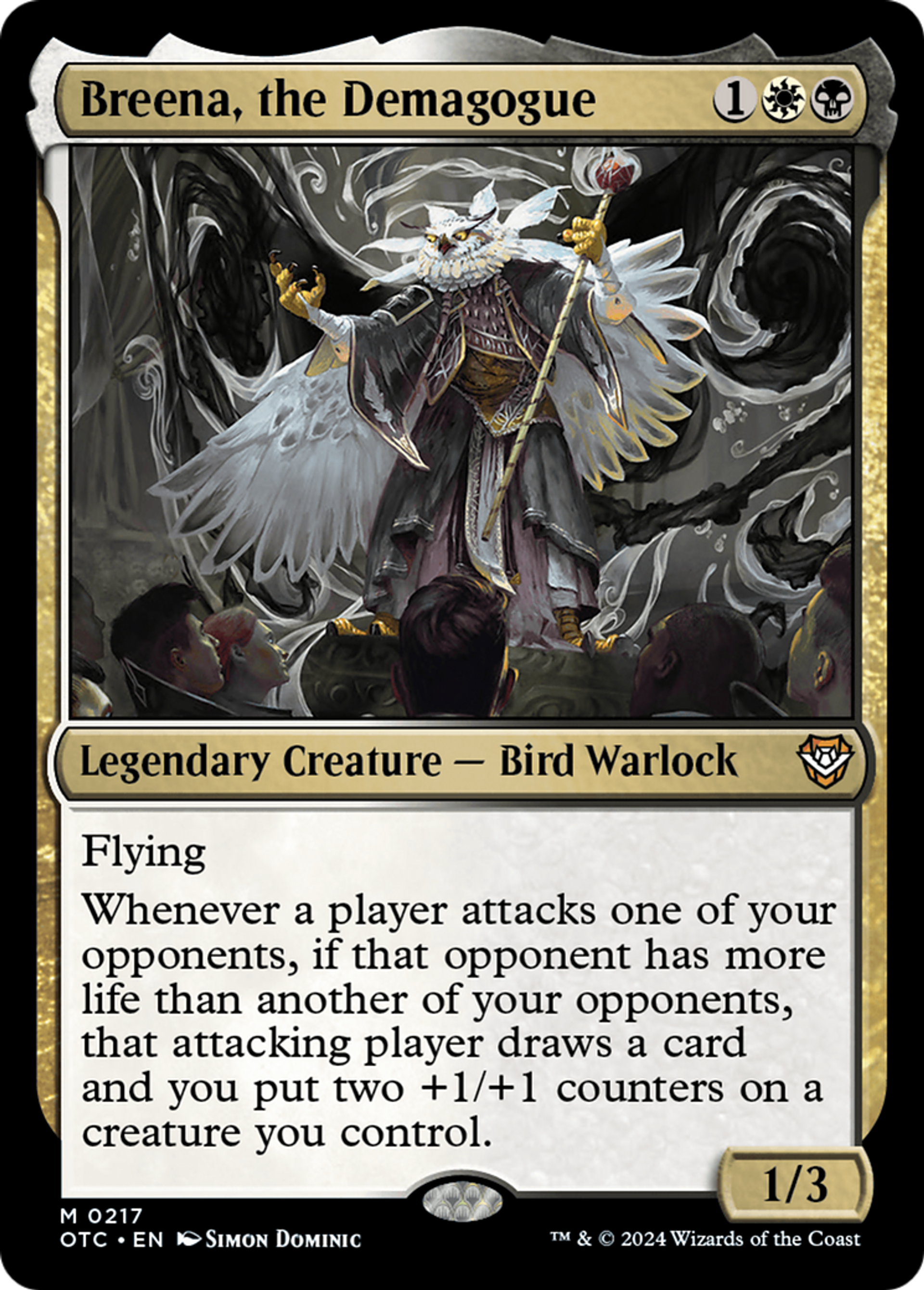 Breena, la démagogue — Outlaws of Thunder Junction Commander — Magic: The Gathering