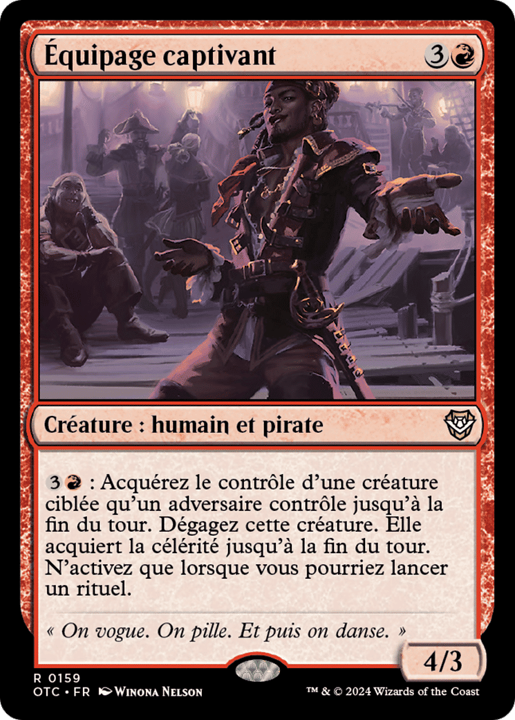 Équipage captivant — Outlaws of Thunder Junction Commander — Magic: The Gathering
