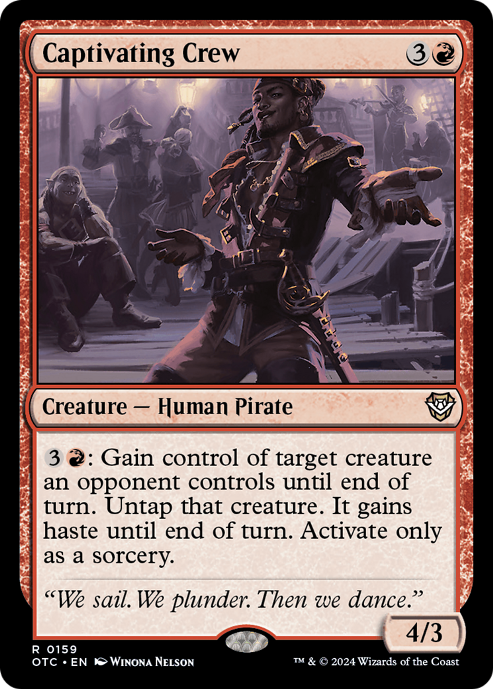 Équipage captivant — Outlaws of Thunder Junction Commander — Magic: The Gathering