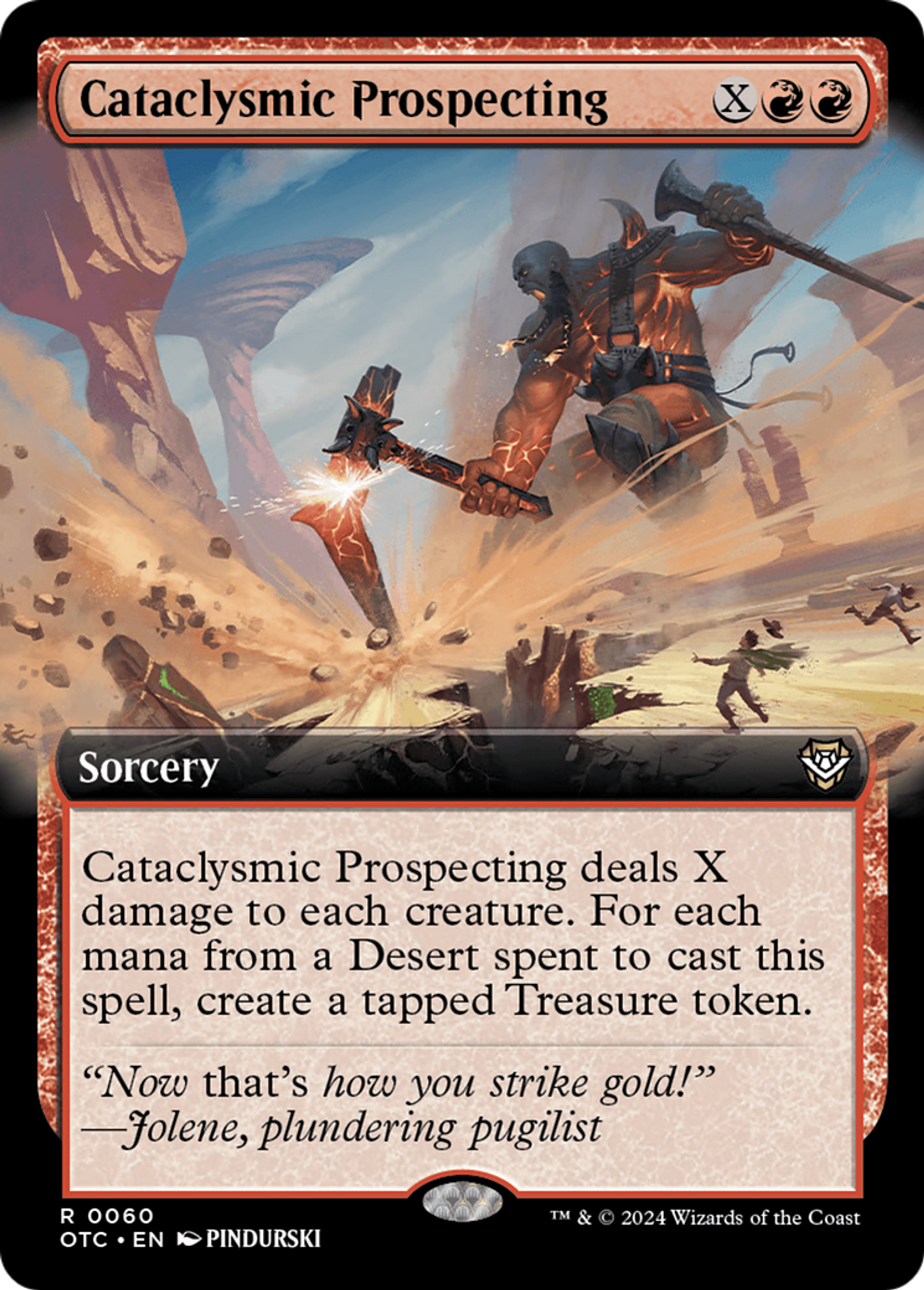 Prospection cataclysmique — Outlaws of Thunder Junction Commander — Magic: The Gathering