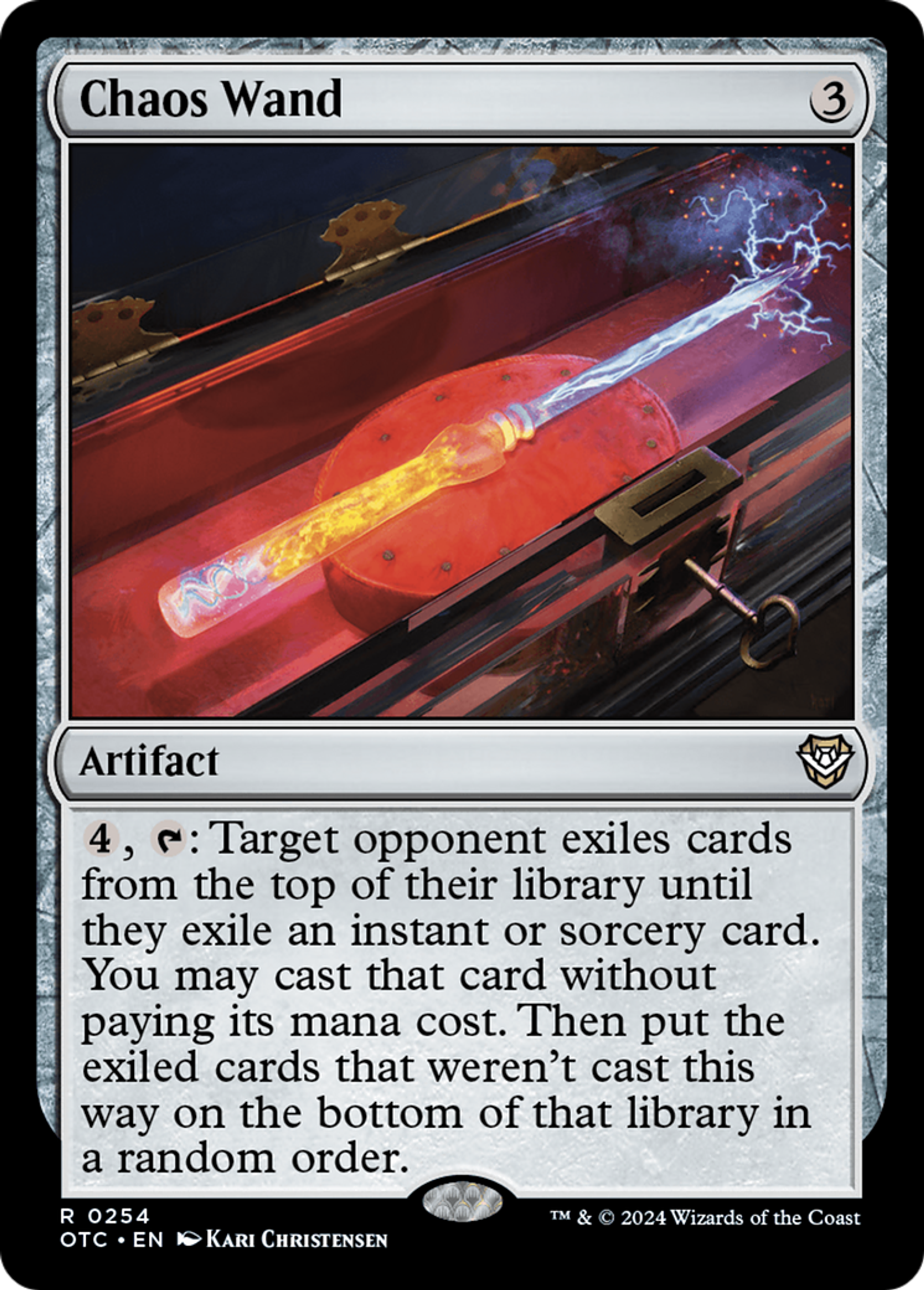 Baguette du chaos — Outlaws of Thunder Junction Commander — Magic: The Gathering