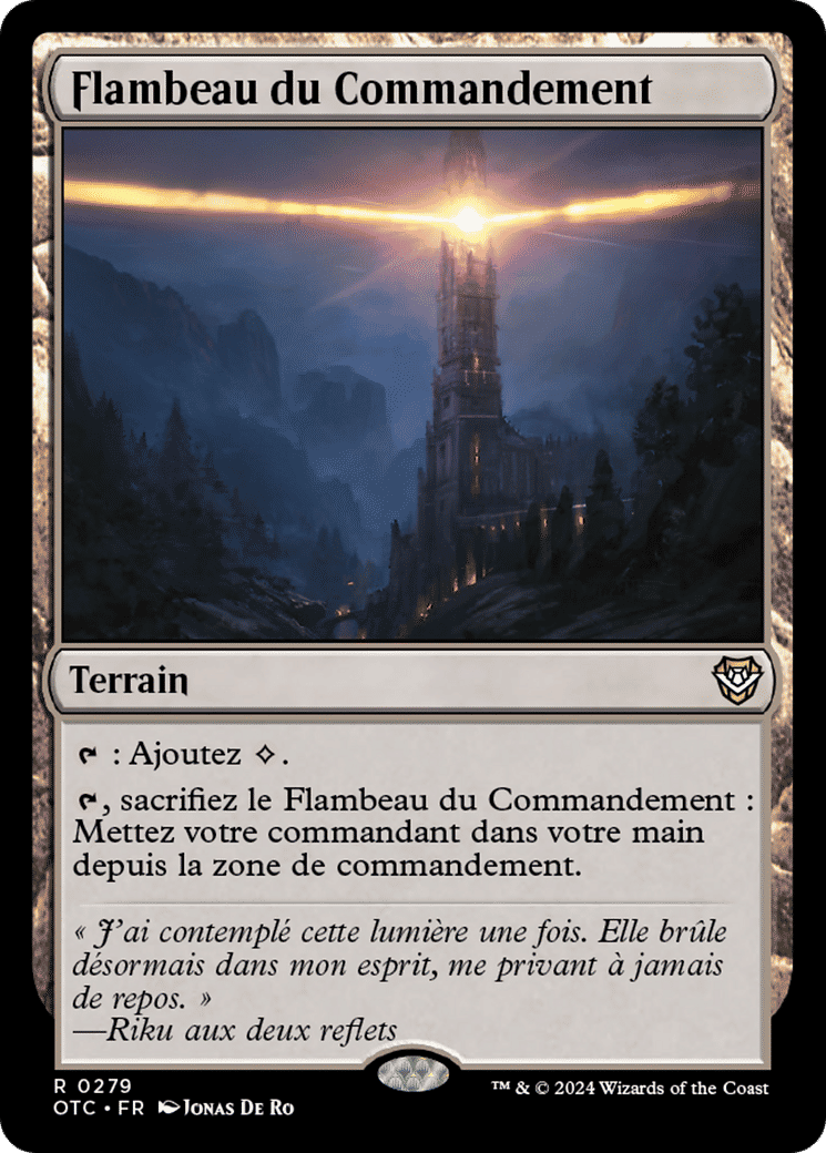 Flambeau du Commandement — Outlaws of Thunder Junction Commander — Magic: The Gathering