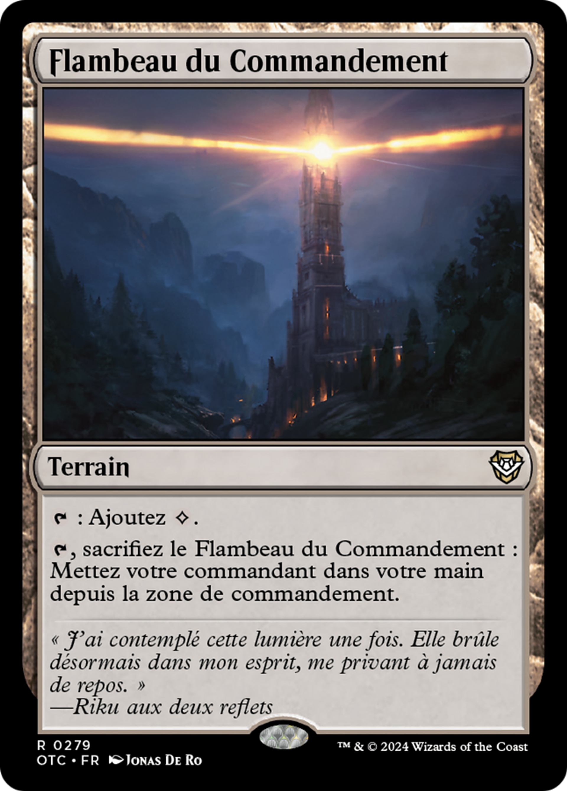 Flambeau du Commandement — Outlaws of Thunder Junction Commander — Magic: The Gathering