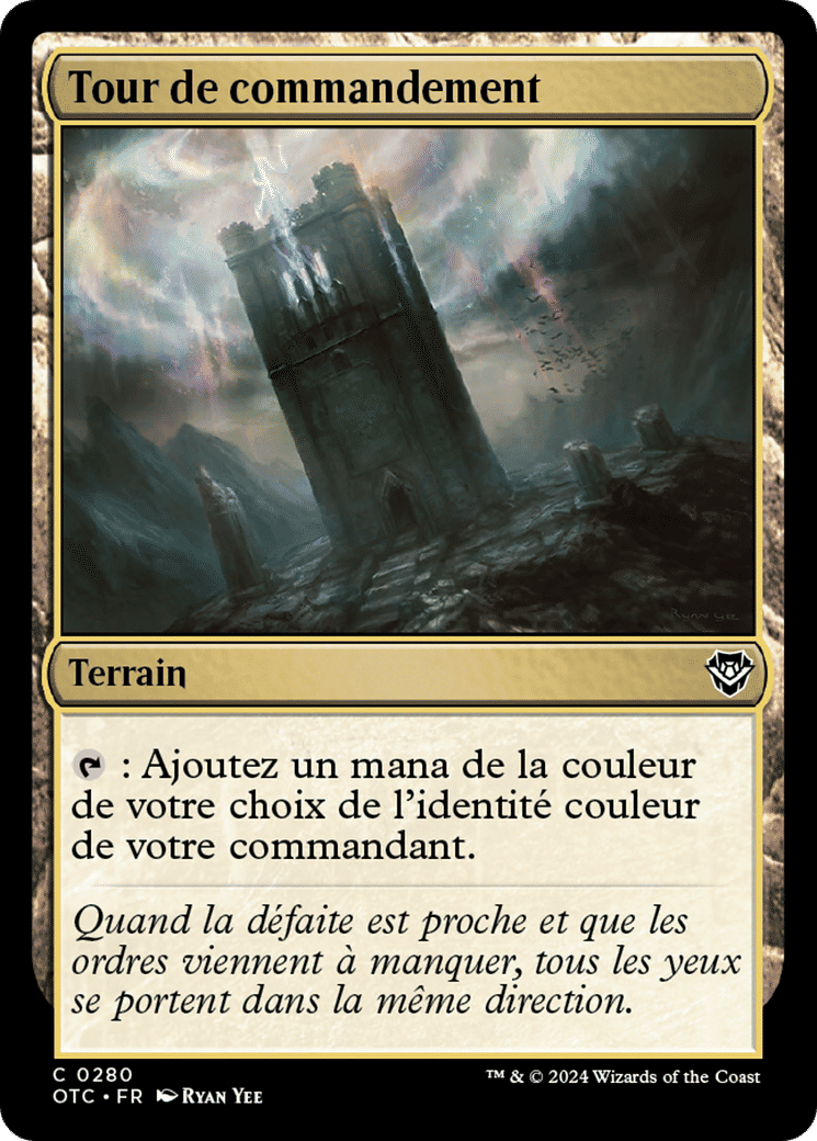 Tour de commandement from Outlaws of Thunder Junction Commander - Magic: The Gathering