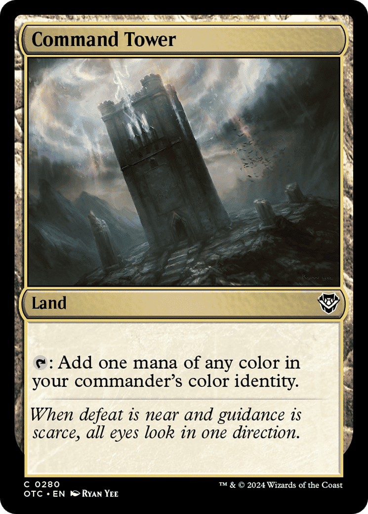 Command Tower from Outlaws of Thunder Junction Commander - Magic: The Gathering