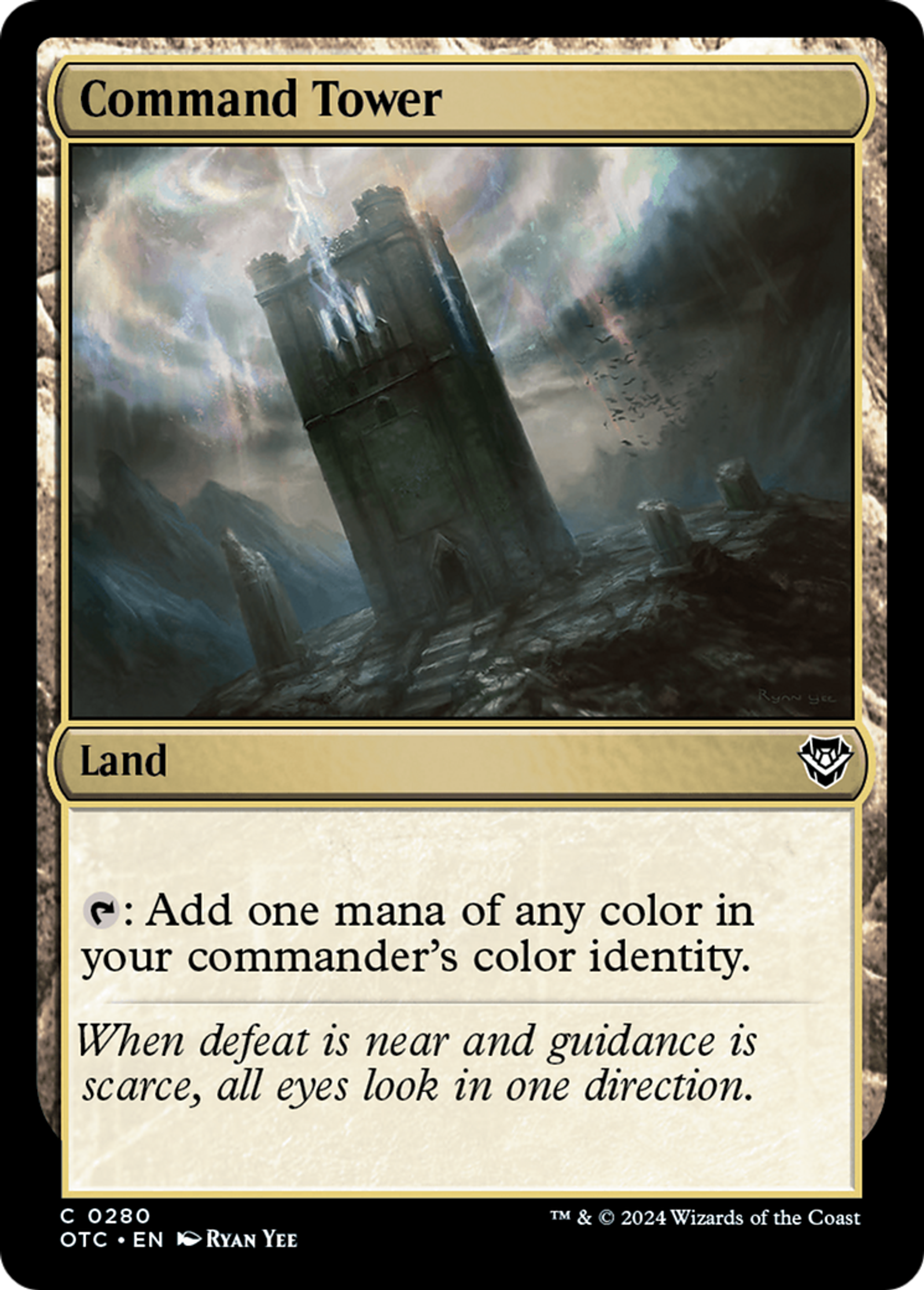 Command Tower — Outlaws of Thunder Junction Commander — Magic: The Gathering