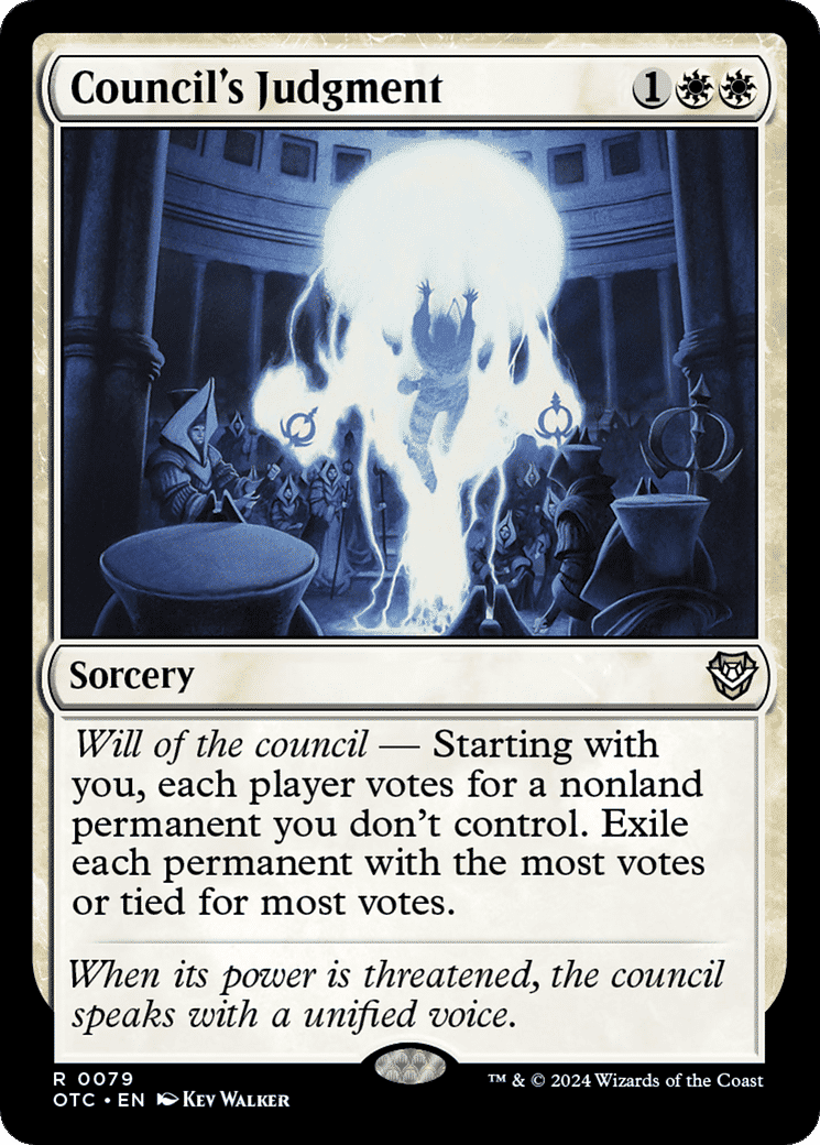 Council's Judgment — Outlaws of Thunder Junction Commander — Magic: The Gathering