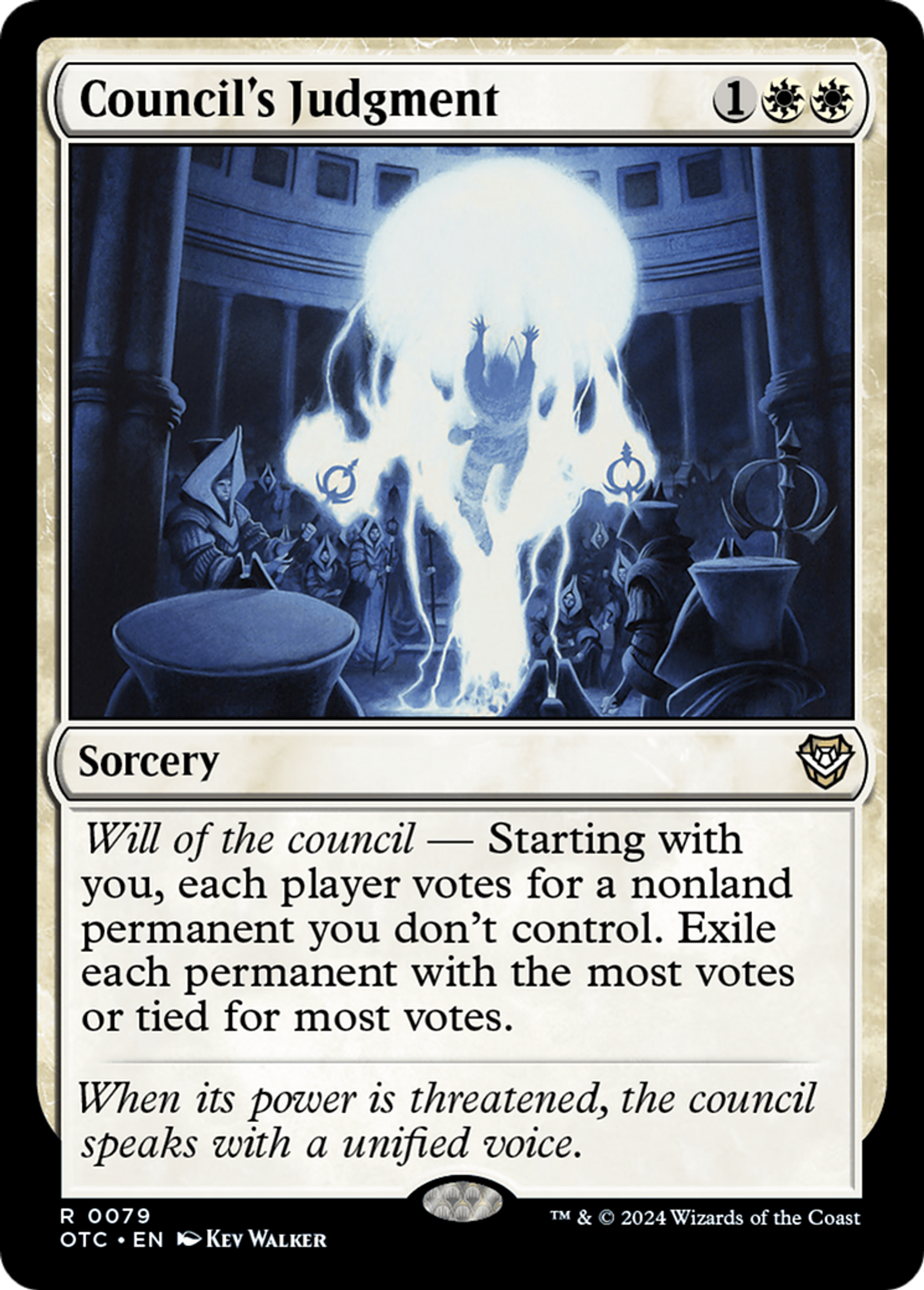 Jugement selon le Conseil — Outlaws of Thunder Junction Commander — Magic: The Gathering