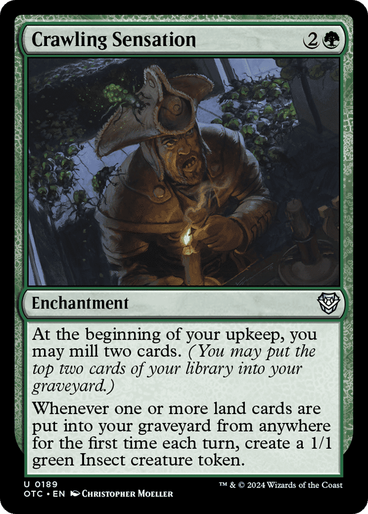 Crawling Sensation — Outlaws of Thunder Junction Commander — Magic: The Gathering