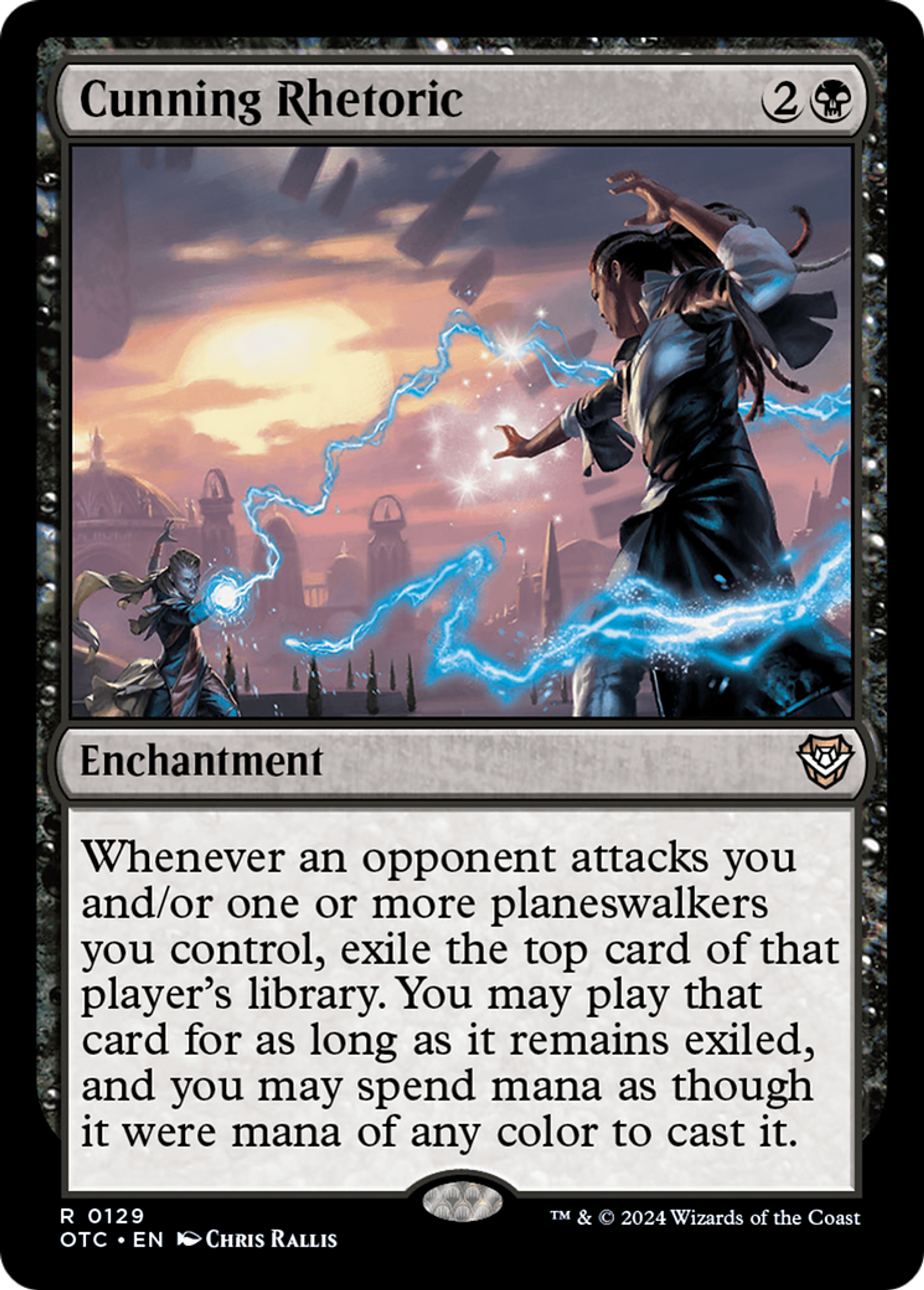 Rhétorique rusée — Outlaws of Thunder Junction Commander — Magic: The Gathering