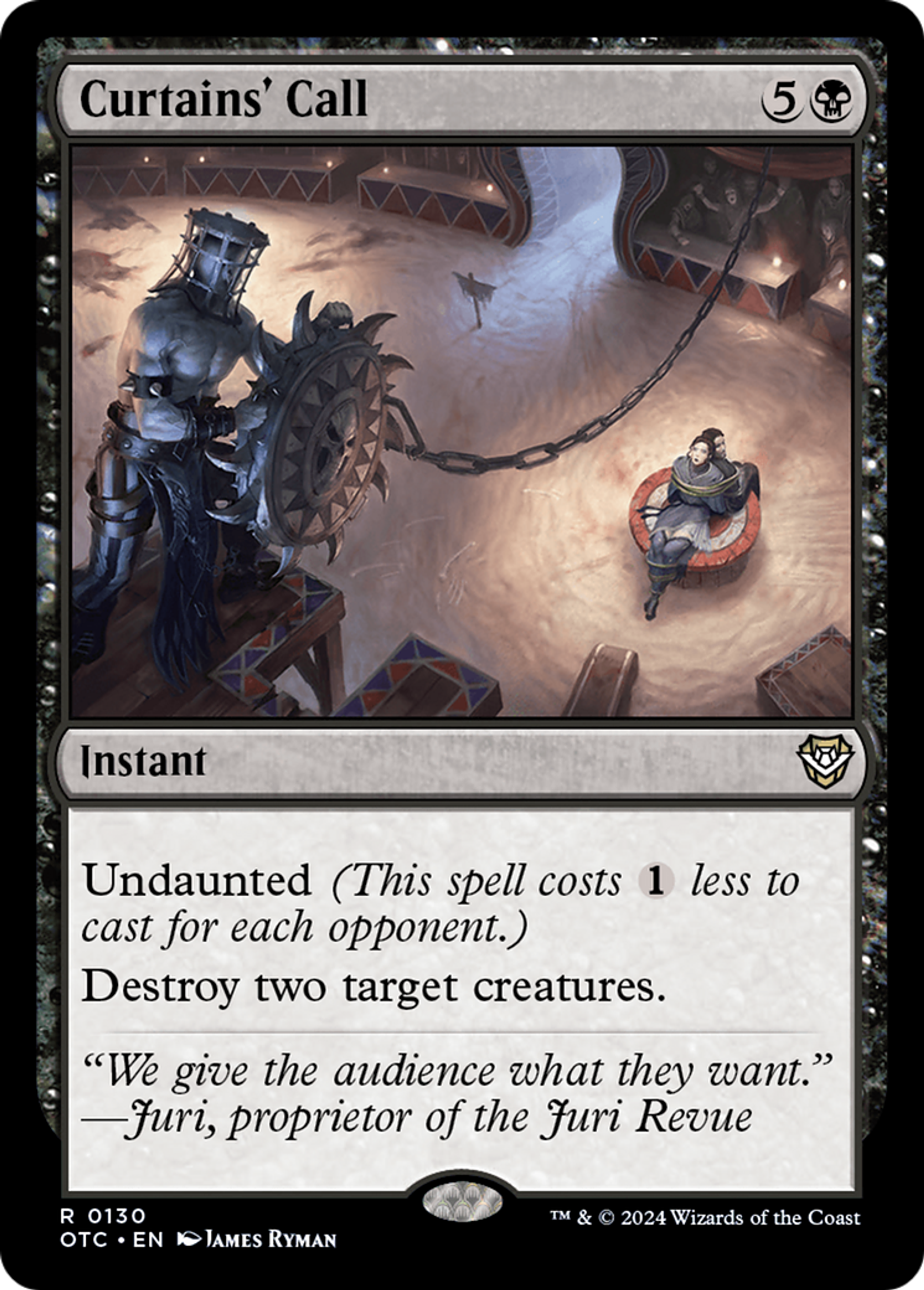 Grand numéro — Outlaws of Thunder Junction Commander — Magic: The Gathering