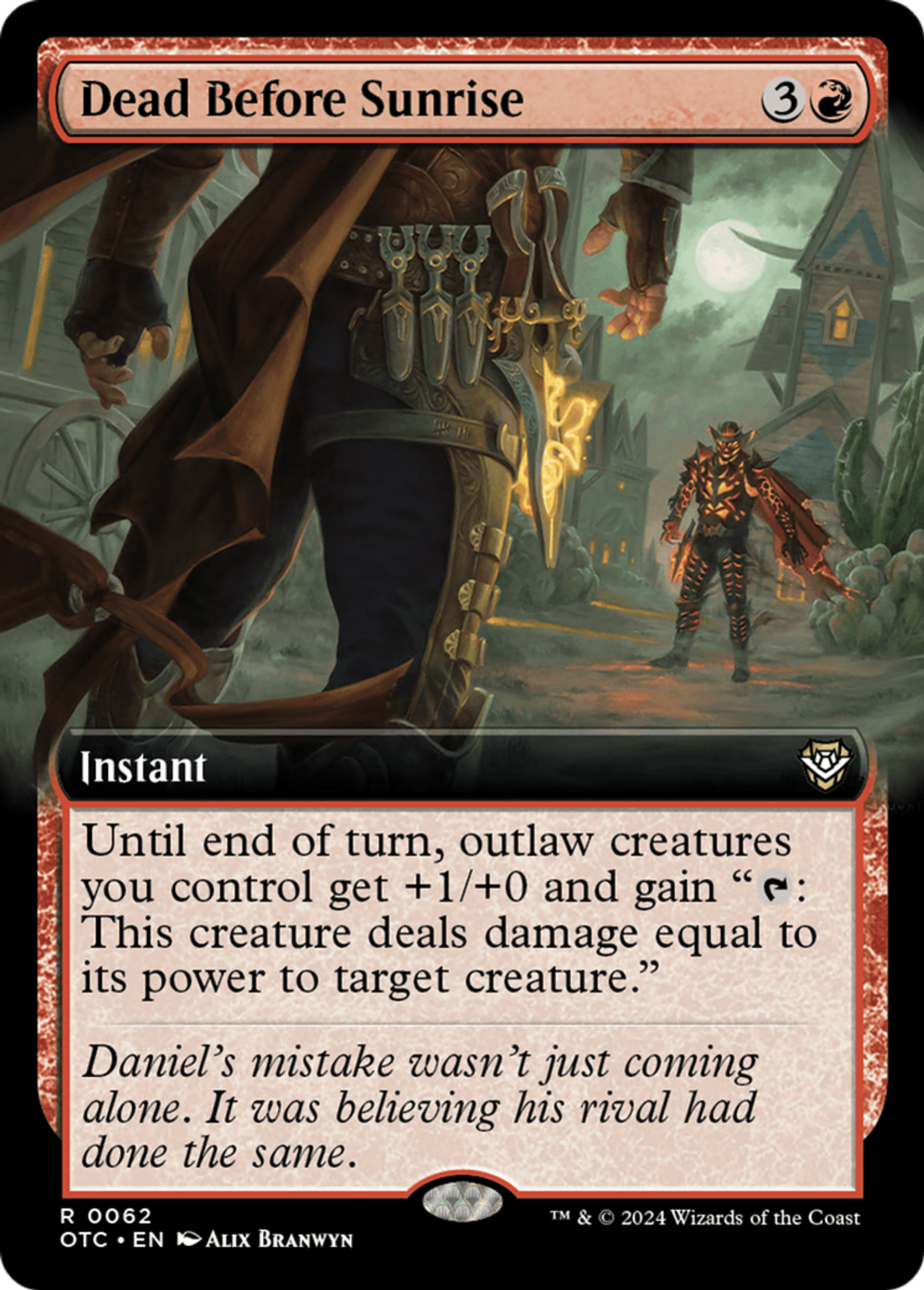 Mort avant l'aube — Outlaws of Thunder Junction Commander — Magic: The Gathering