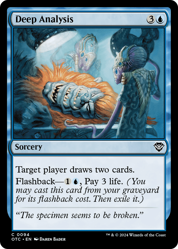Deep Analysis — Outlaws of Thunder Junction Commander — Magic: The Gathering