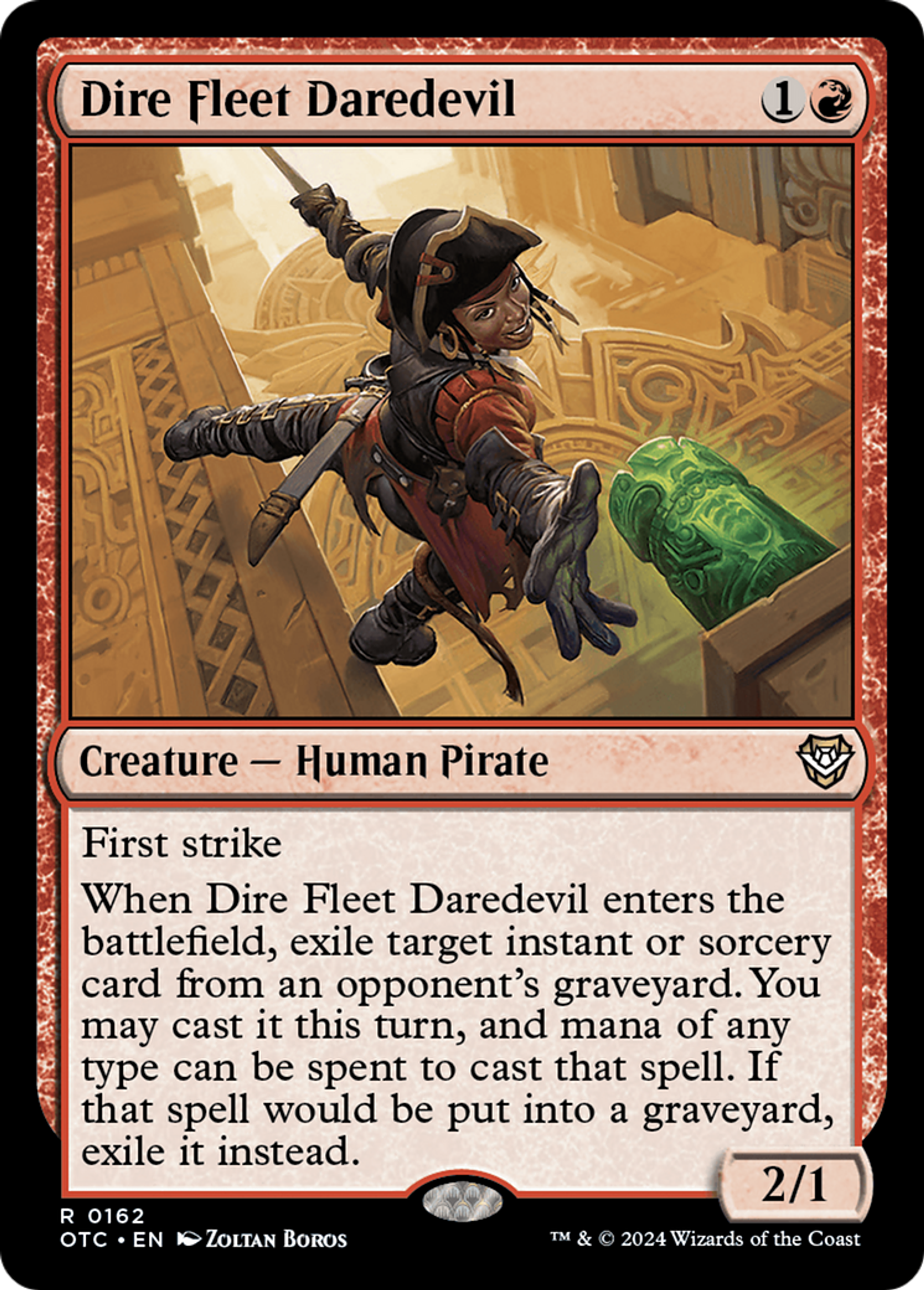 Casse-cou de la Flotte implacable — Outlaws of Thunder Junction Commander — Magic: The Gathering