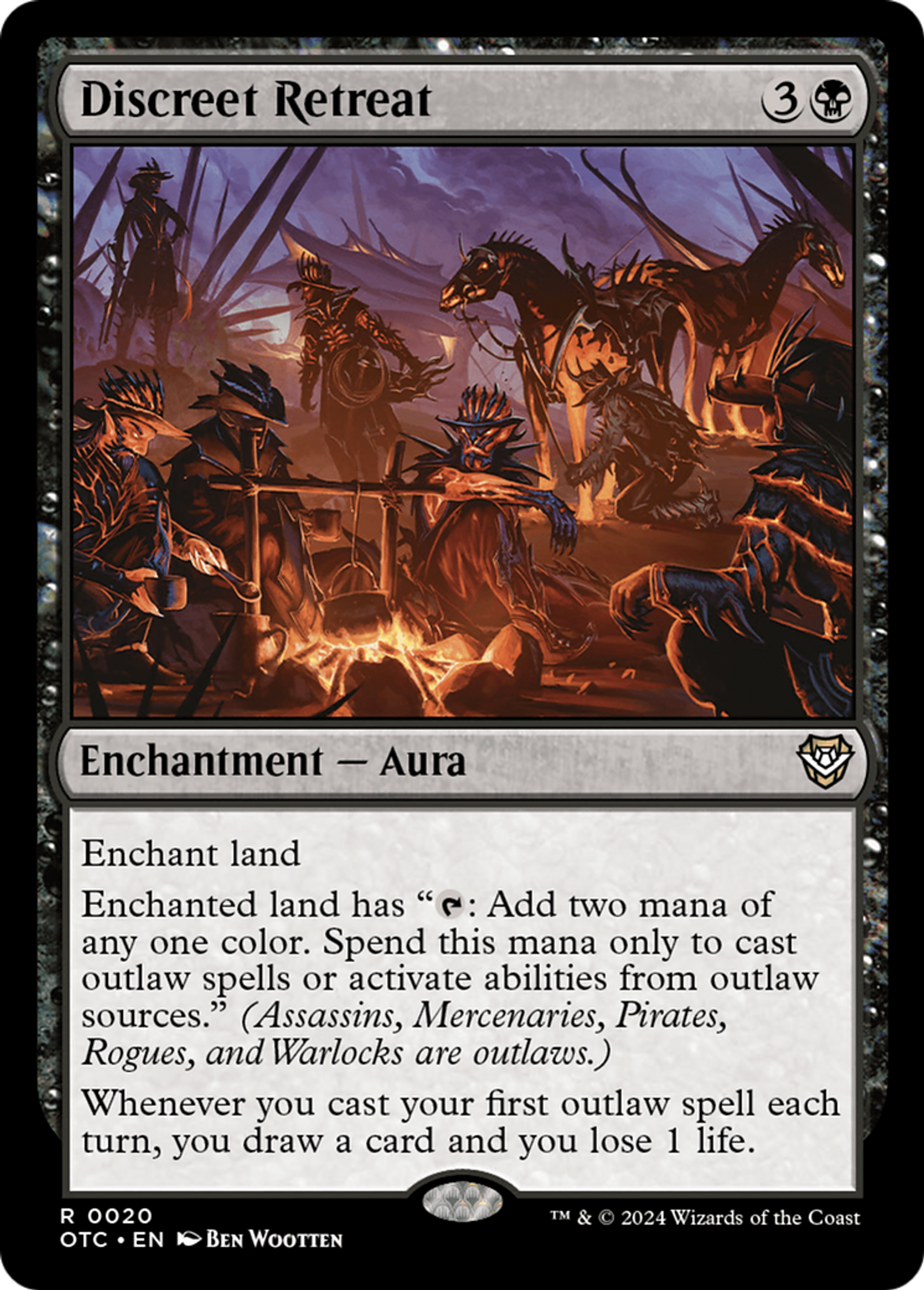 Discreet Retreat — Outlaws of Thunder Junction Commander — Magic: The Gathering