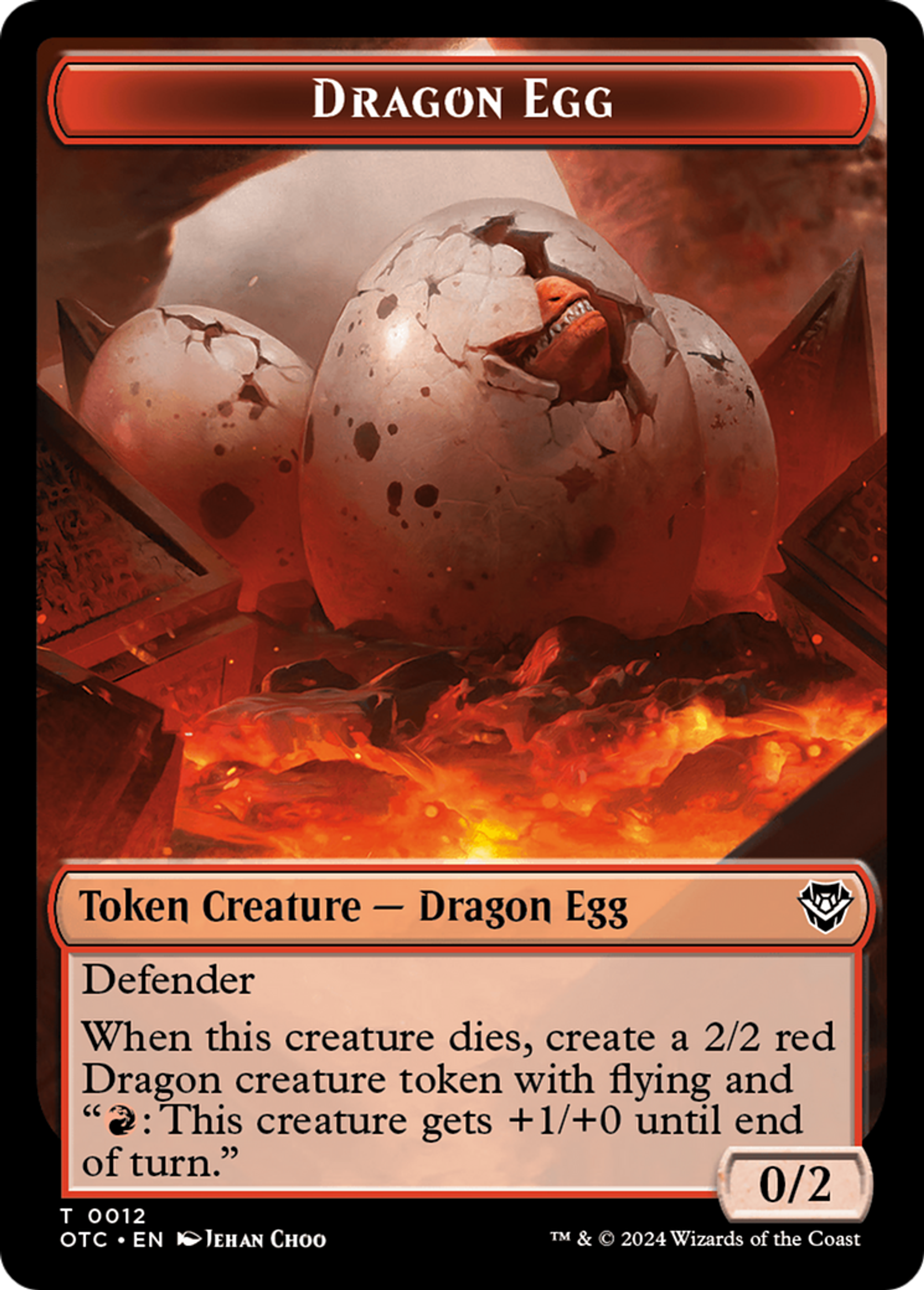 Dragon Egg — Outlaws of Thunder Junction Commander — Magic: The Gathering