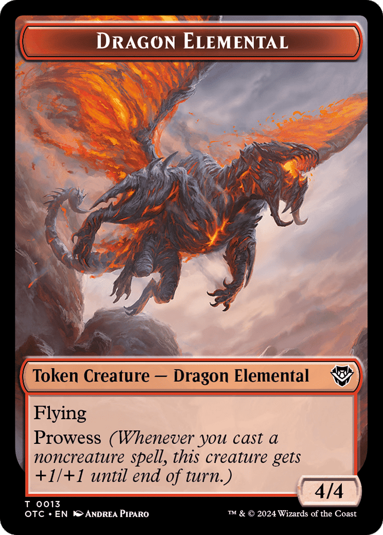 Dragon Elemental — Outlaws of Thunder Junction Commander — Magic: The Gathering
