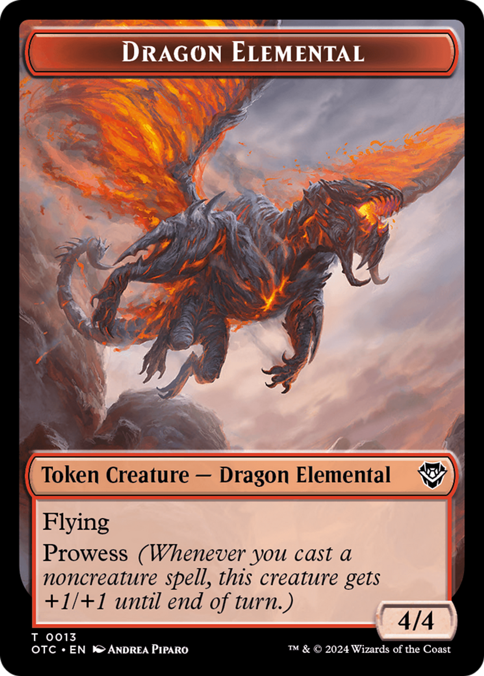 Dragon Elemental — Outlaws of Thunder Junction Commander — Magic: The Gathering