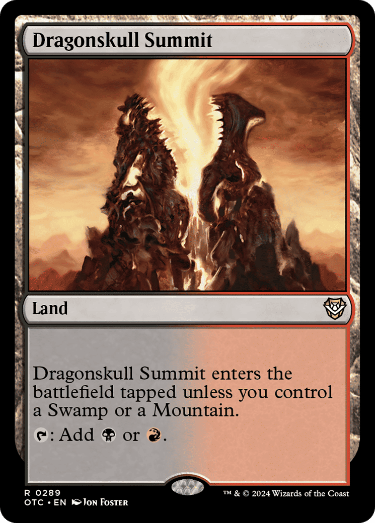 Dragonskull Summit — Outlaws of Thunder Junction Commander — Magic: The Gathering