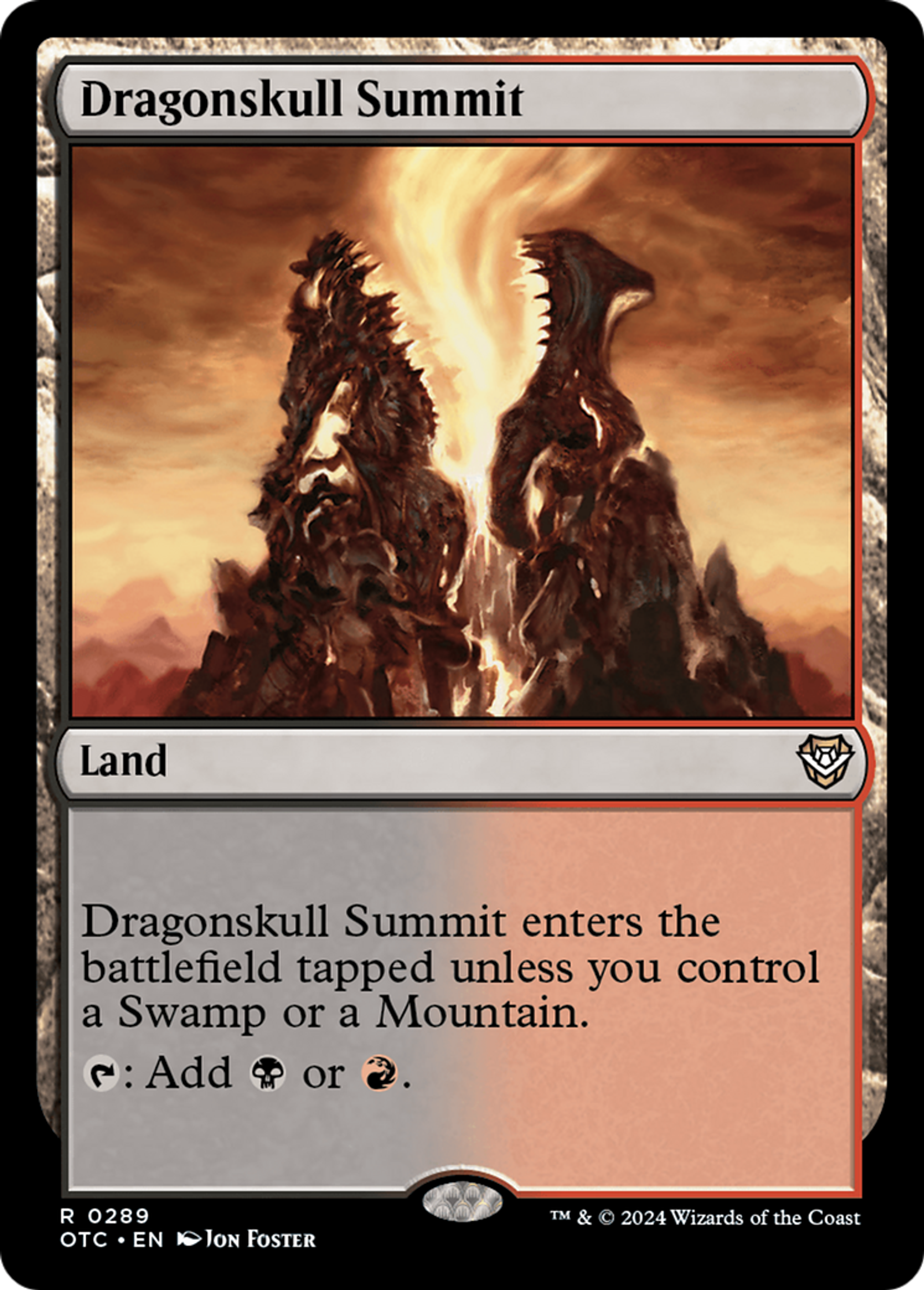Dragonskull Summit — Outlaws of Thunder Junction Commander — Magic: The Gathering