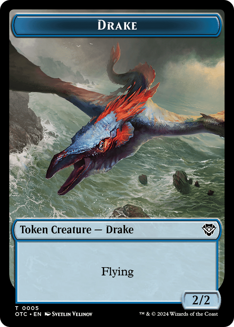 Drake — Outlaws of Thunder Junction Commander — Magic: The Gathering