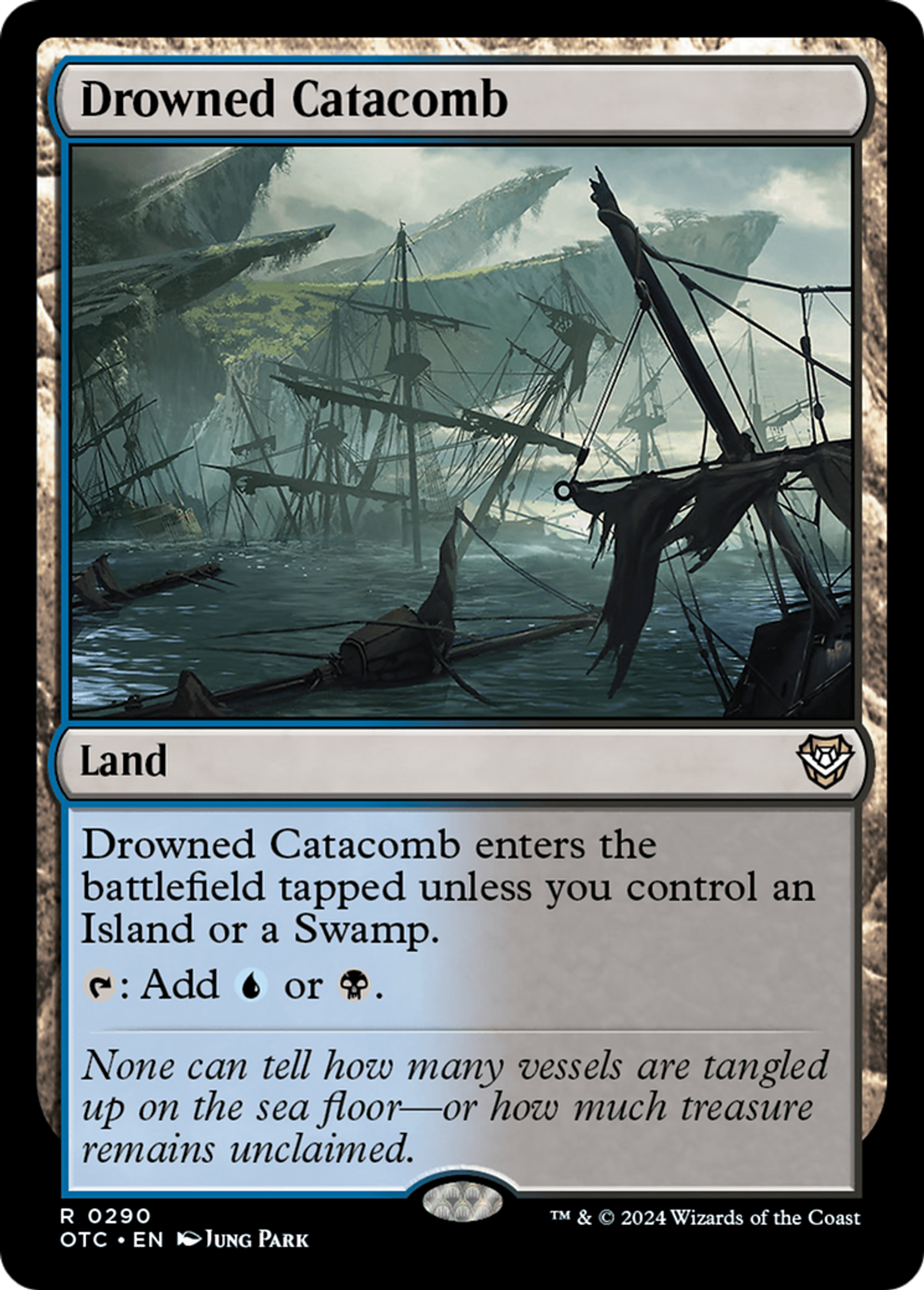 Drowned Catacomb — Outlaws of Thunder Junction Commander — Magic: The Gathering
