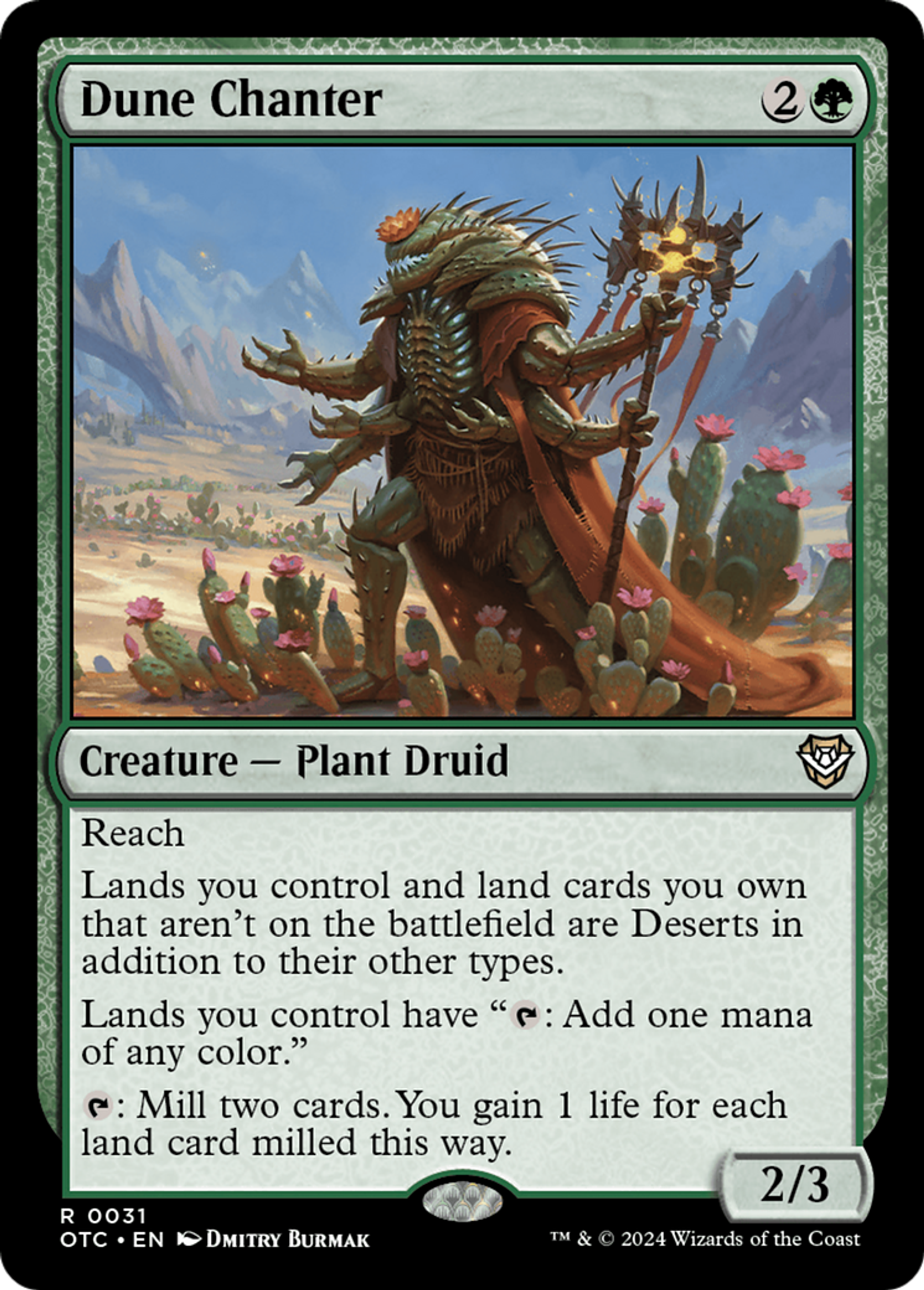 Incantateur des dunes — Outlaws of Thunder Junction Commander — Magic: The Gathering