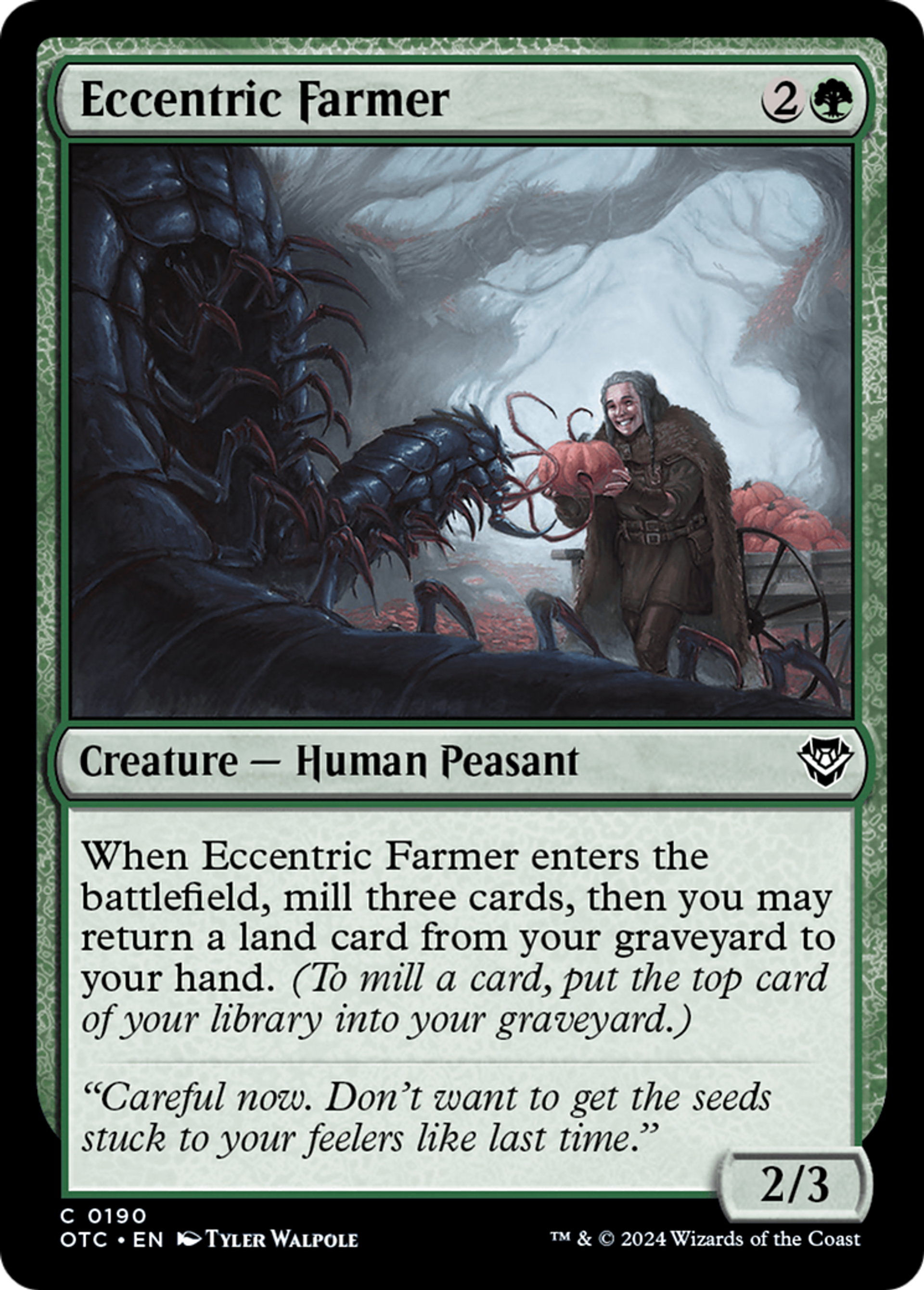 Fermière excentrique — Outlaws of Thunder Junction Commander — Magic: The Gathering