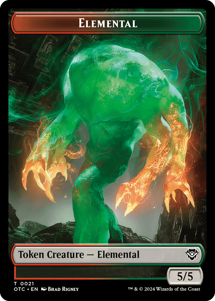 Elemental — Outlaws of Thunder Junction Commander — Magic: The Gathering