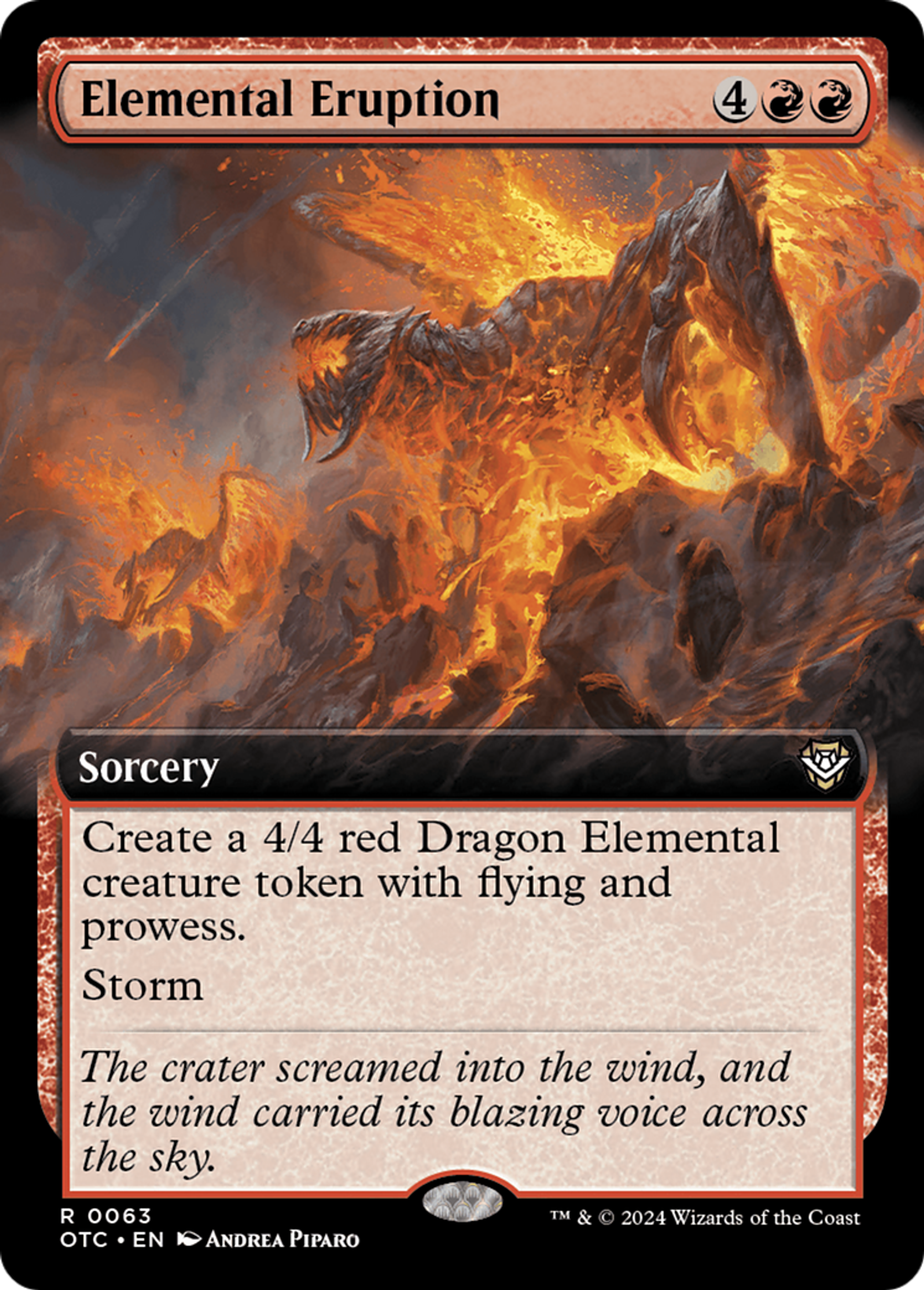 Éruption élémentaire — Outlaws of Thunder Junction Commander — Magic: The Gathering