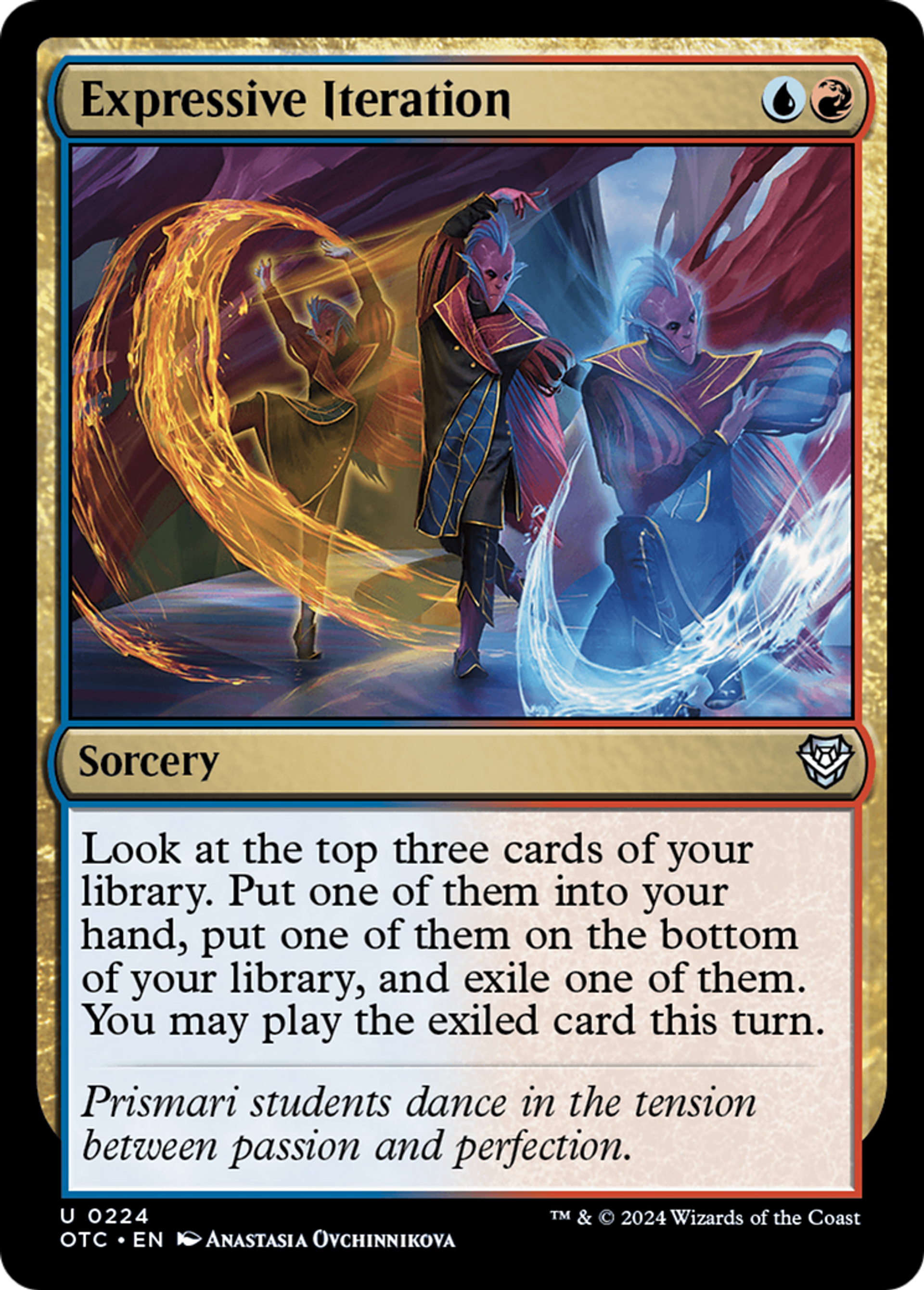 Itération expressive — Outlaws of Thunder Junction Commander — Magic: The Gathering
