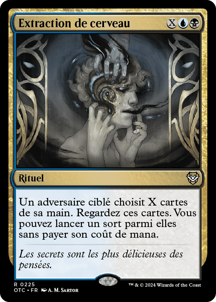 Extraction de cerveau — Outlaws of Thunder Junction Commander — Magic: The Gathering
