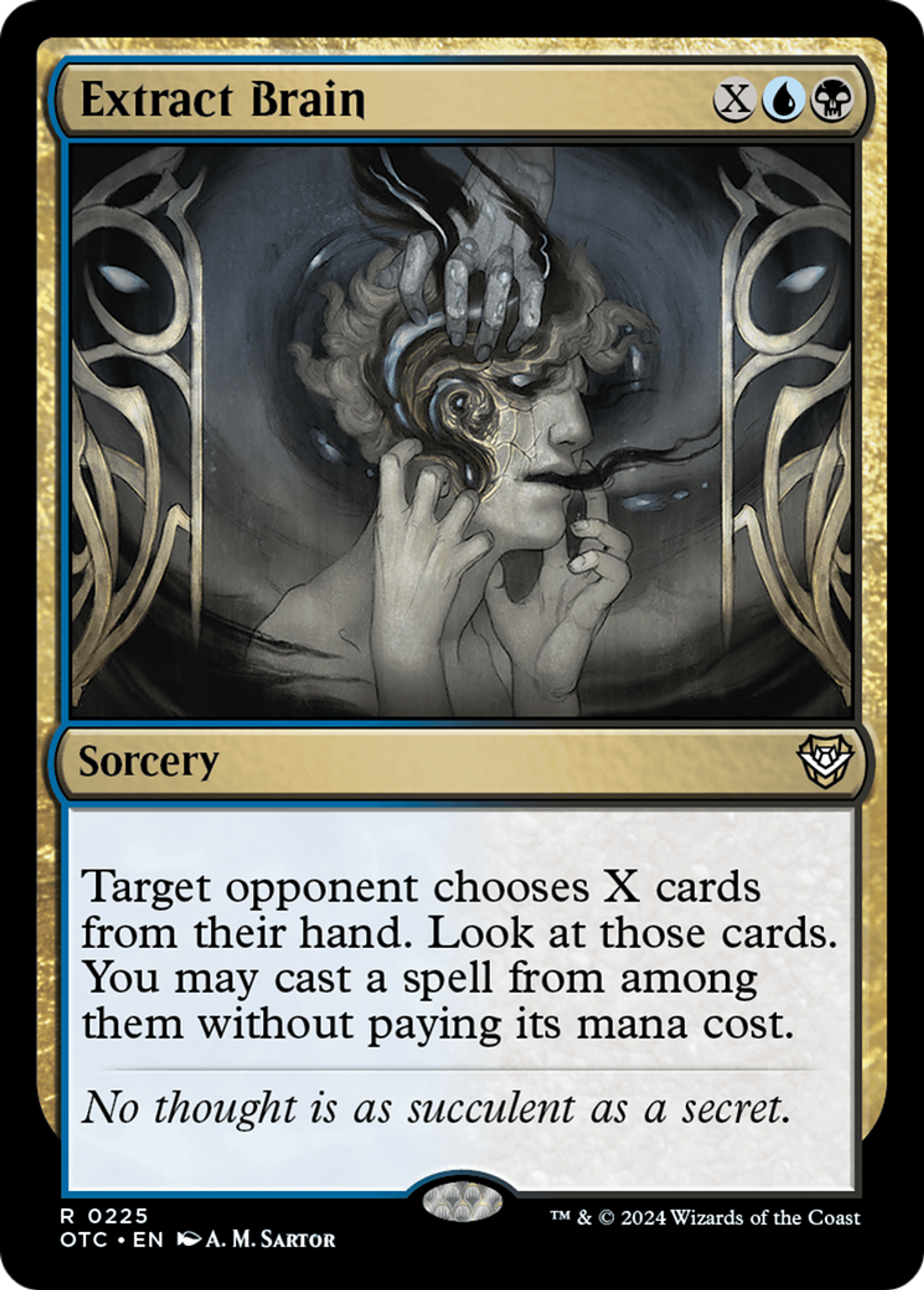 Extraction de cerveau — Outlaws of Thunder Junction Commander — Magic: The Gathering