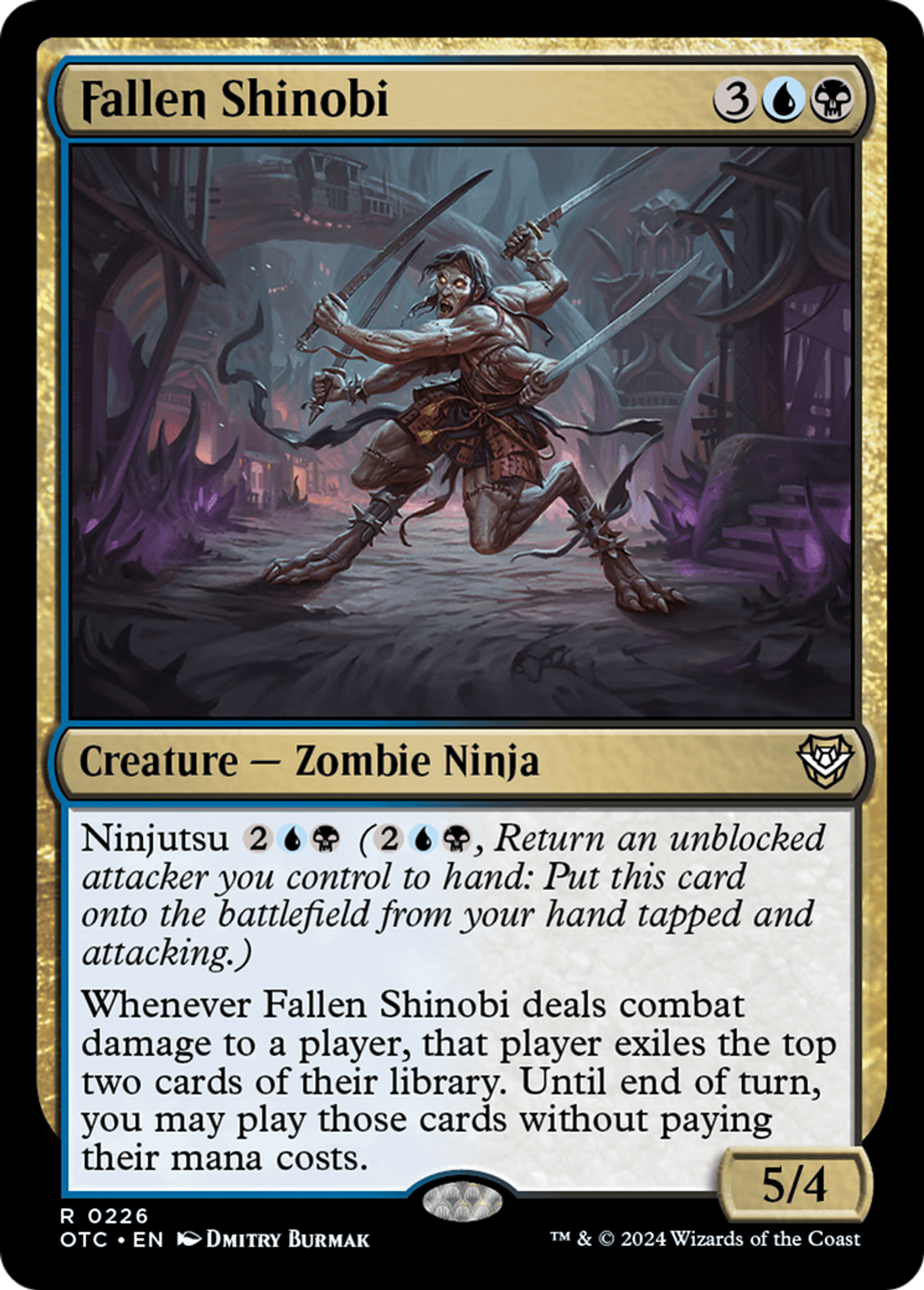 Shinobi déchu — Outlaws of Thunder Junction Commander — Magic: The Gathering