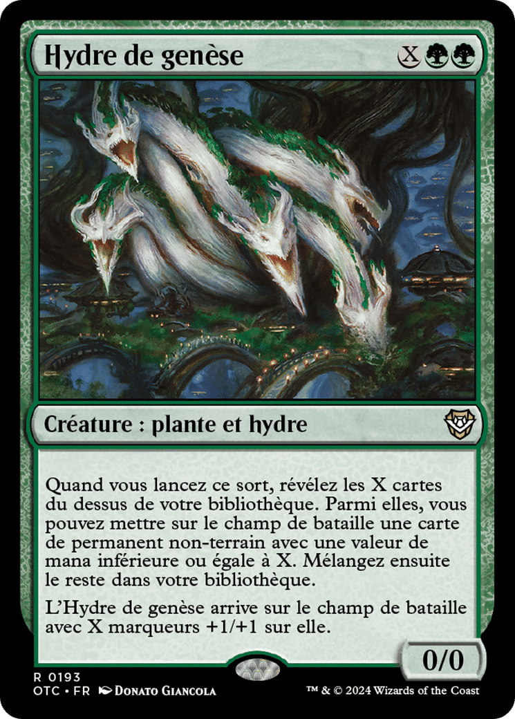 Hydre de genèse — Outlaws of Thunder Junction Commander — Magic: The Gathering