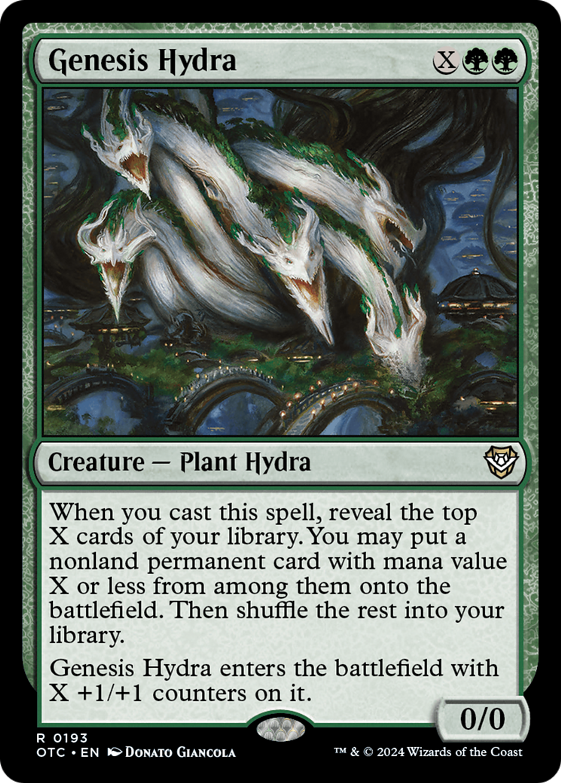 Hydre de genèse — Outlaws of Thunder Junction Commander — Magic: The Gathering
