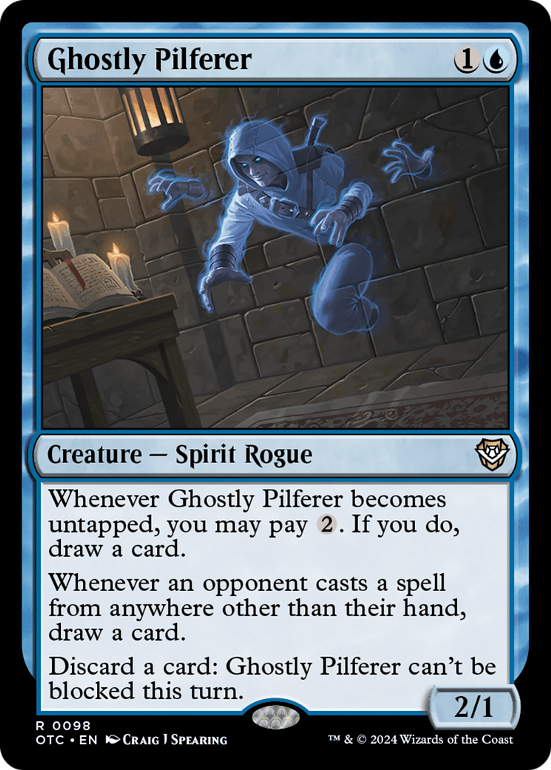 Chapardeur fantomal — Outlaws of Thunder Junction Commander — Magic: The Gathering