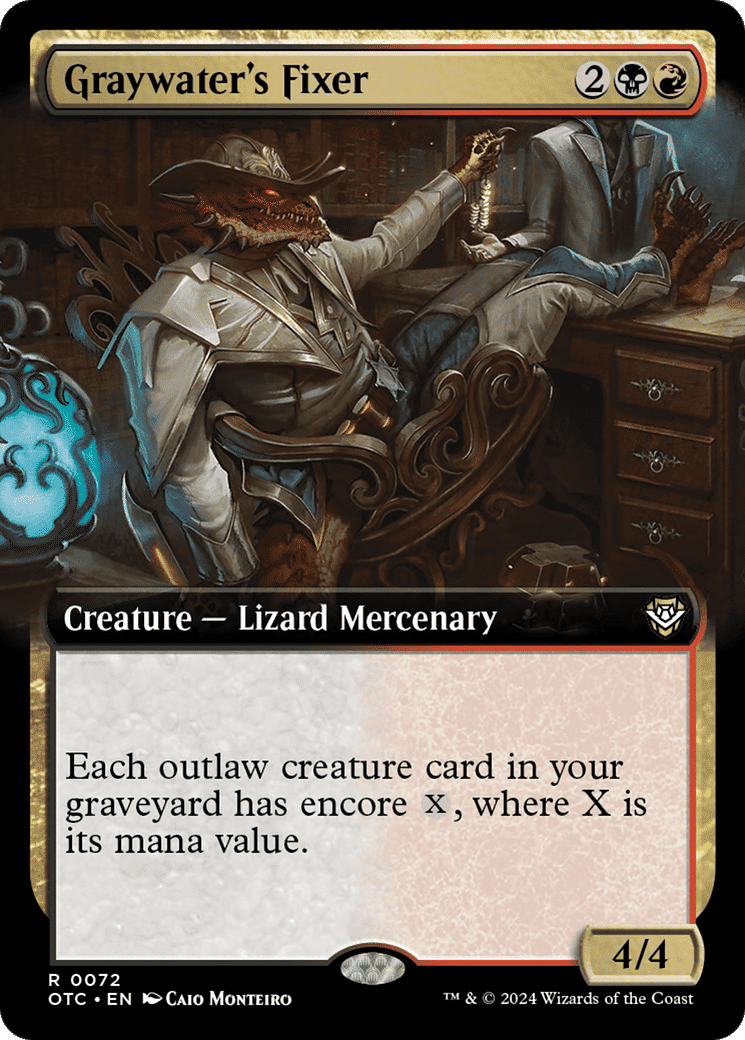 Graywater's Fixer — Outlaws of Thunder Junction Commander — Magic: The Gathering