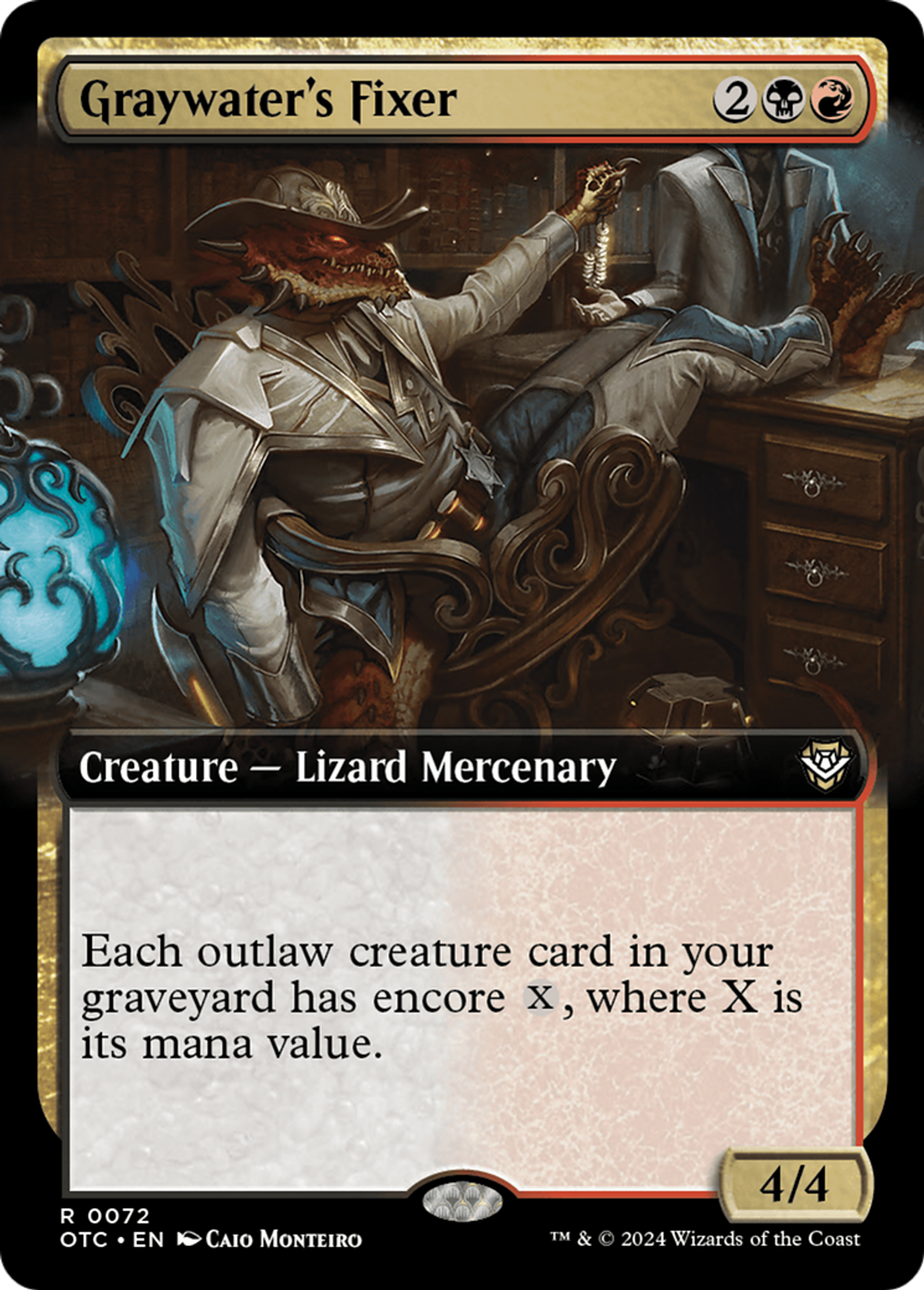 Médiateur d'Eaugrise — Outlaws of Thunder Junction Commander — Magic: The Gathering