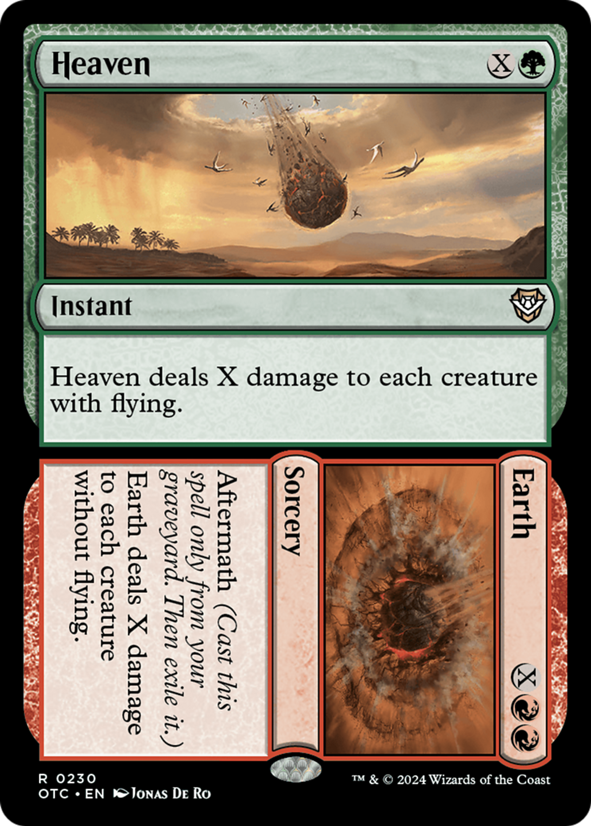 Ciel // Terre — Outlaws of Thunder Junction Commander — Magic: The Gathering