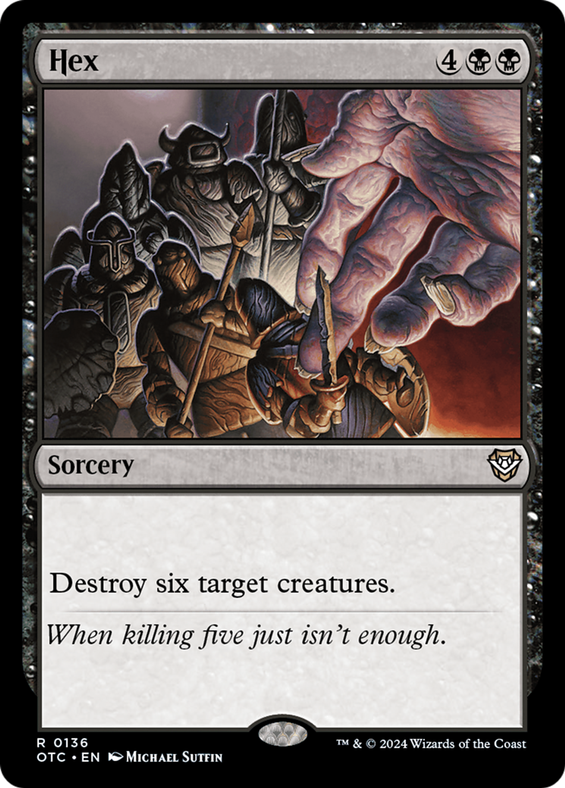 Maléfice hexagonal — Outlaws of Thunder Junction Commander — Magic: The Gathering