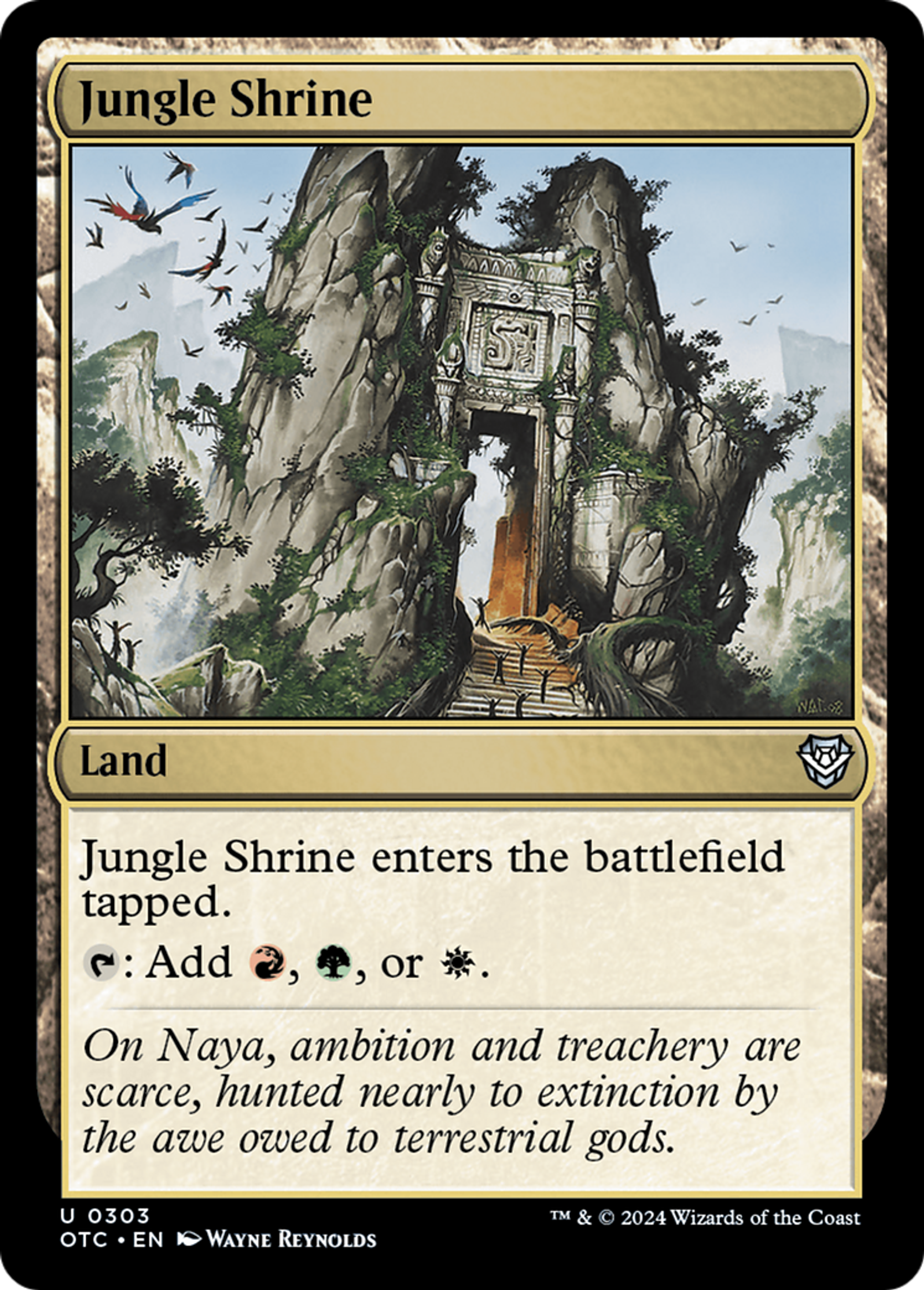 Jungle Shrine — Outlaws of Thunder Junction Commander — Magic: The Gathering