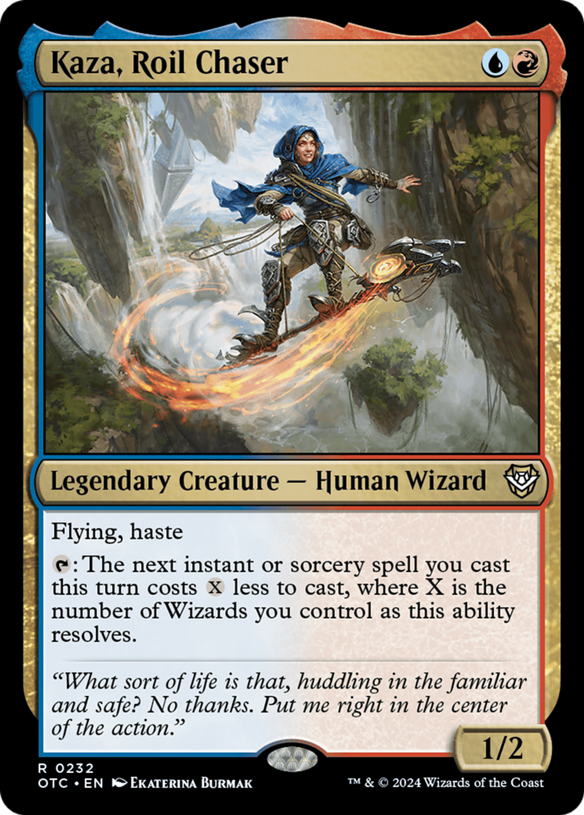Kaza, chasseuse du Roulis — Outlaws of Thunder Junction Commander — Magic: The Gathering