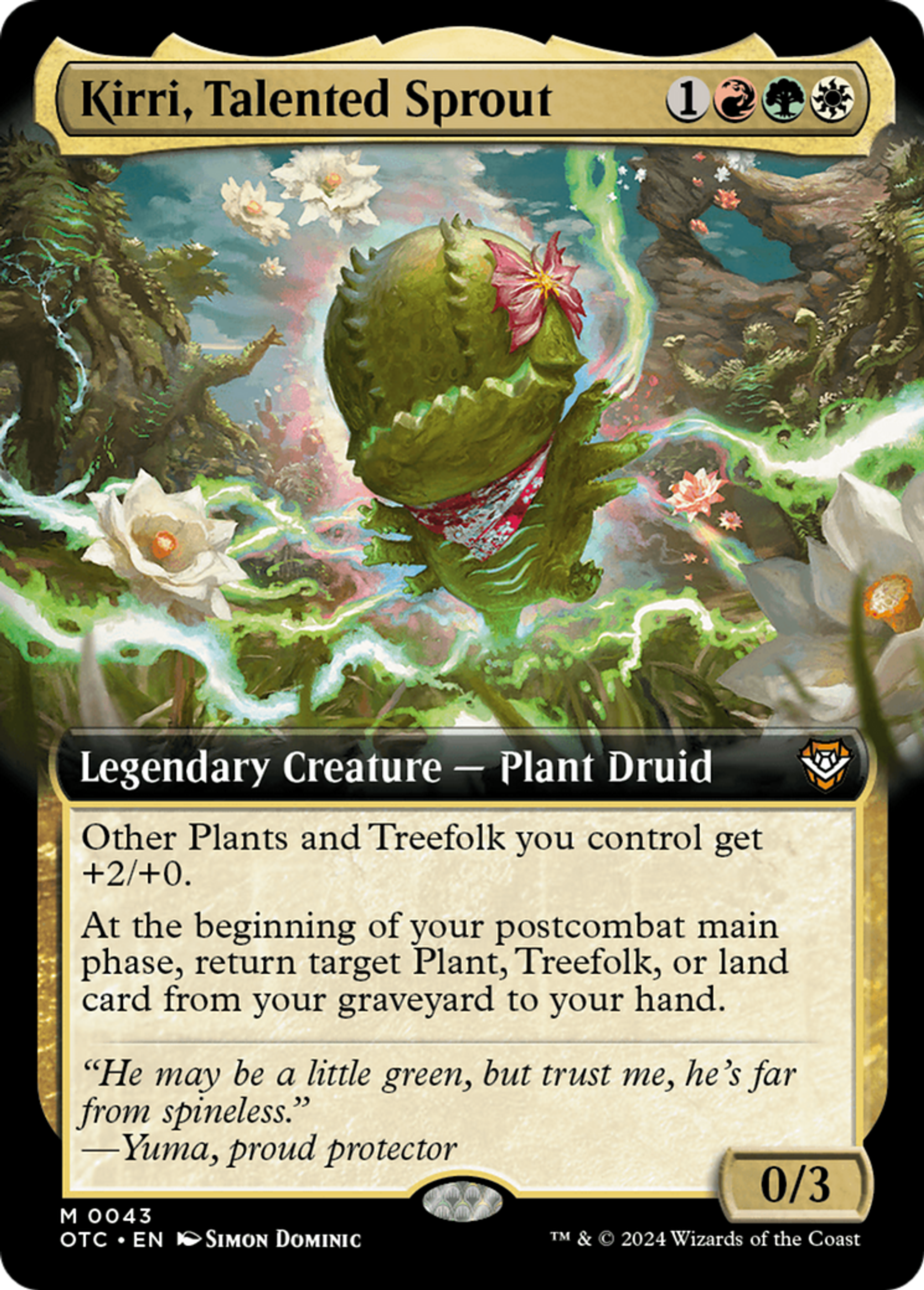 Kirri, bourgeon talentueux — Outlaws of Thunder Junction Commander — Magic: The Gathering