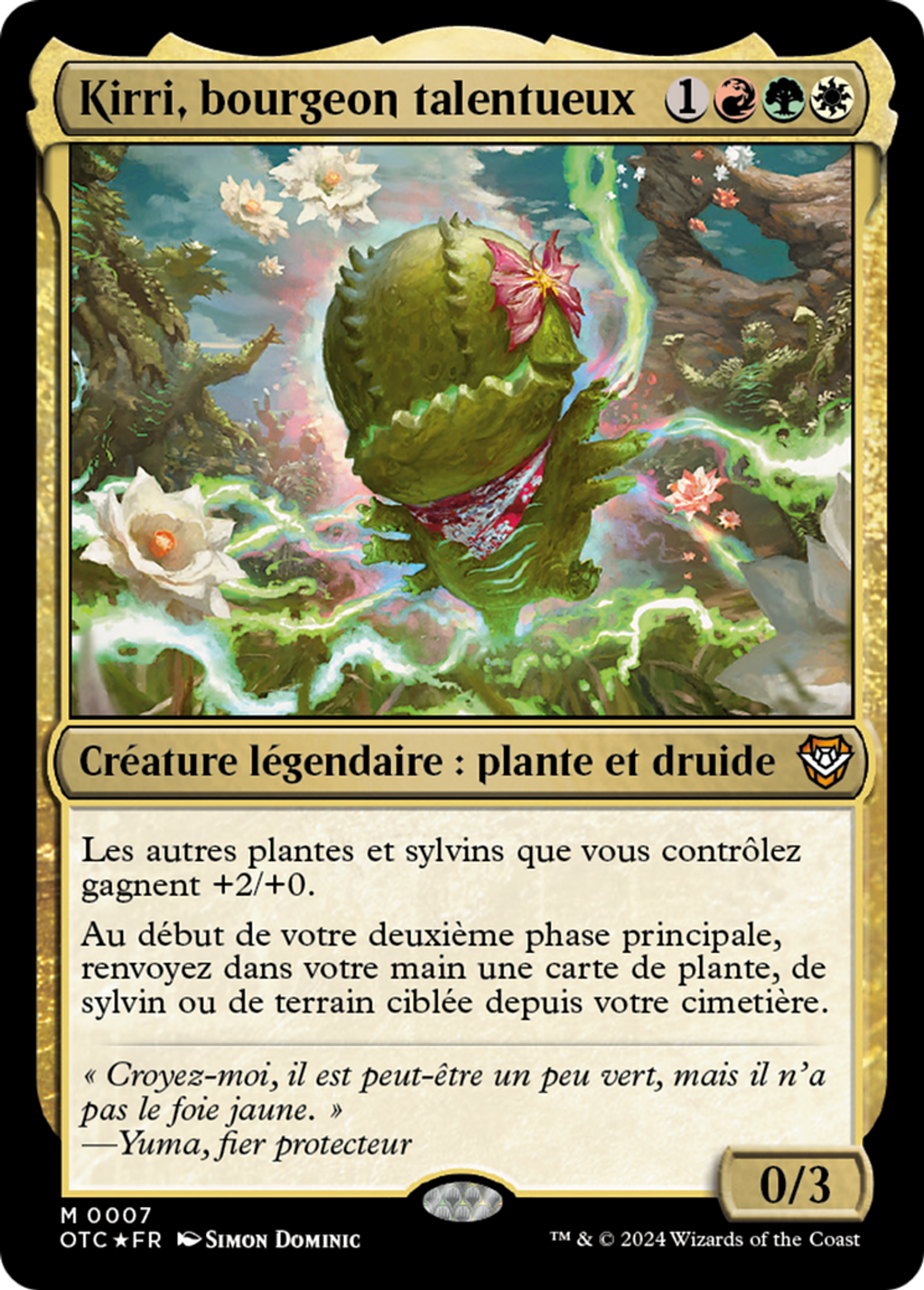 Kirri, bourgeon talentueux — Outlaws of Thunder Junction Commander — Magic: The Gathering