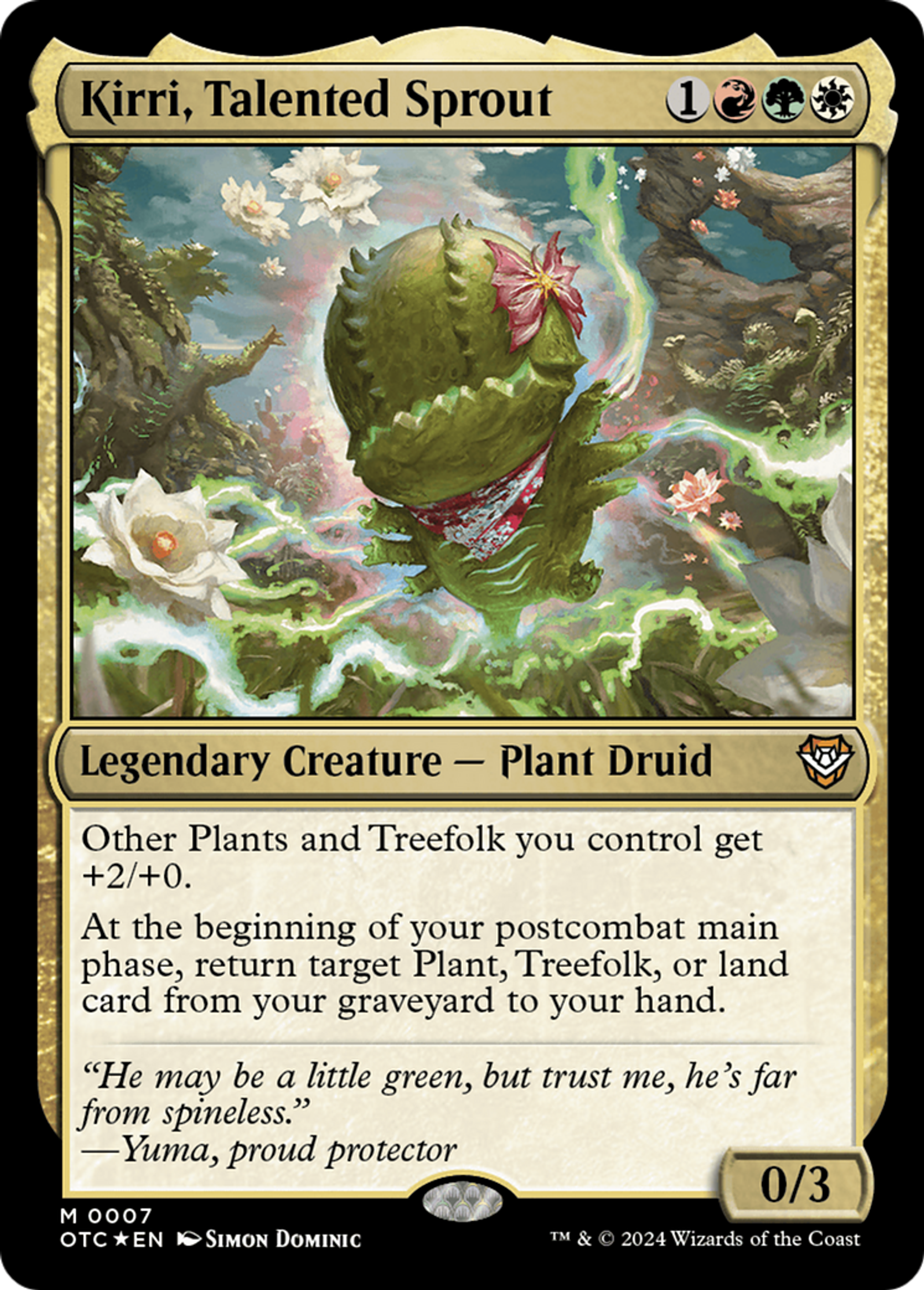 Kirri, Talented Sprout — Outlaws of Thunder Junction Commander — Magic: The Gathering