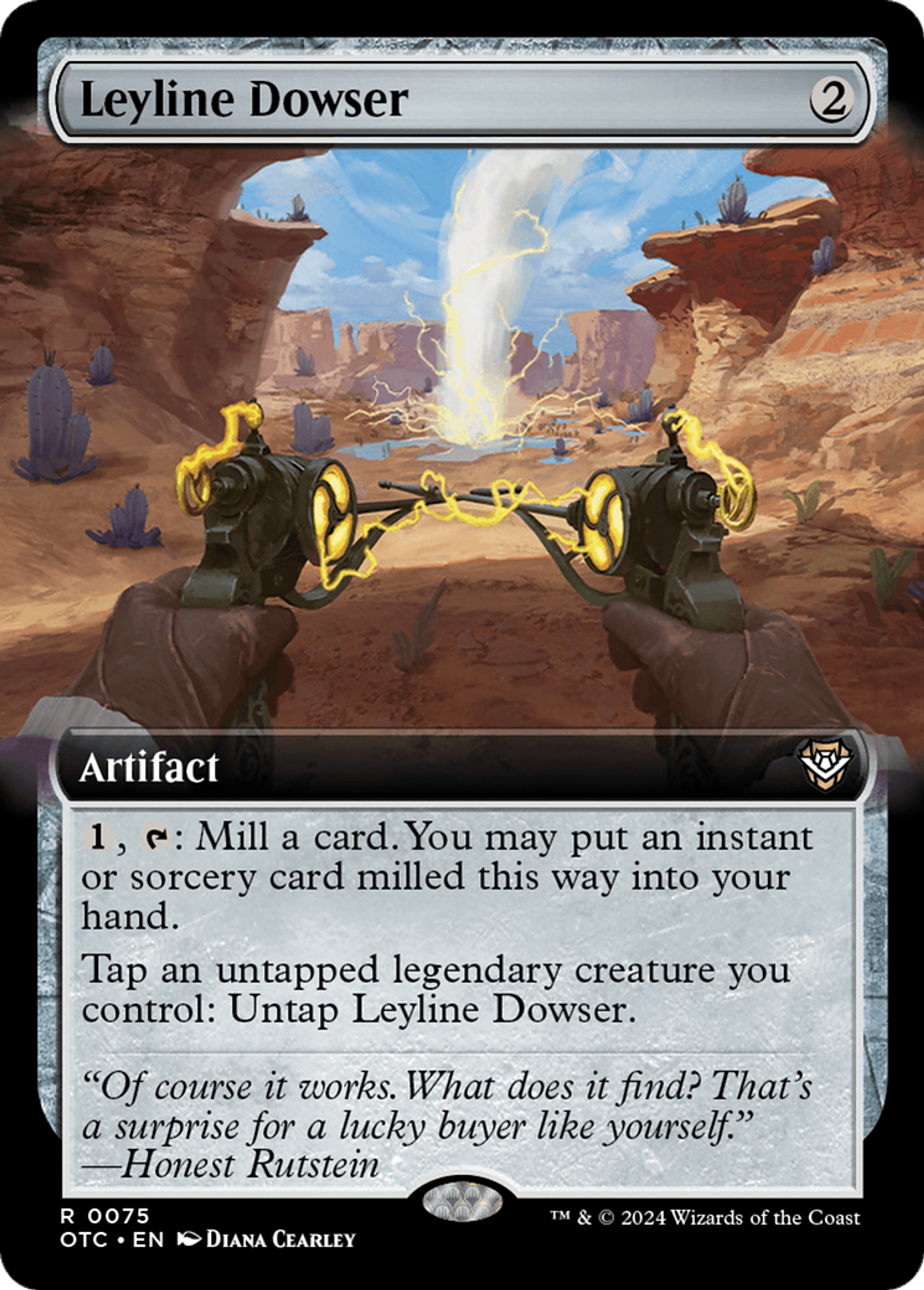 Baguette de sourcier à lignes ley — Outlaws of Thunder Junction Commander — Magic: The Gathering