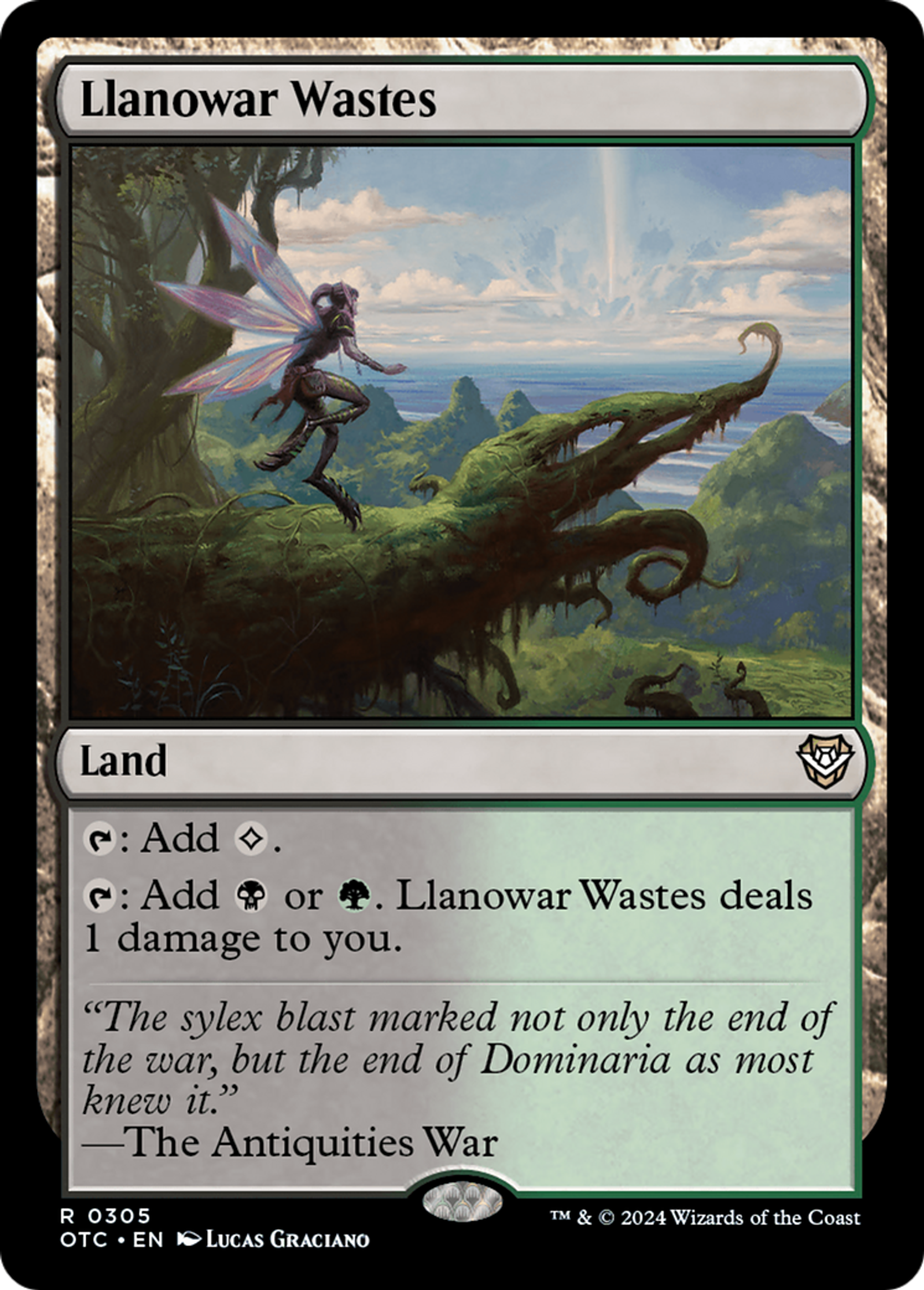 Llanowar Wastes — Outlaws of Thunder Junction Commander — Magic: The Gathering
