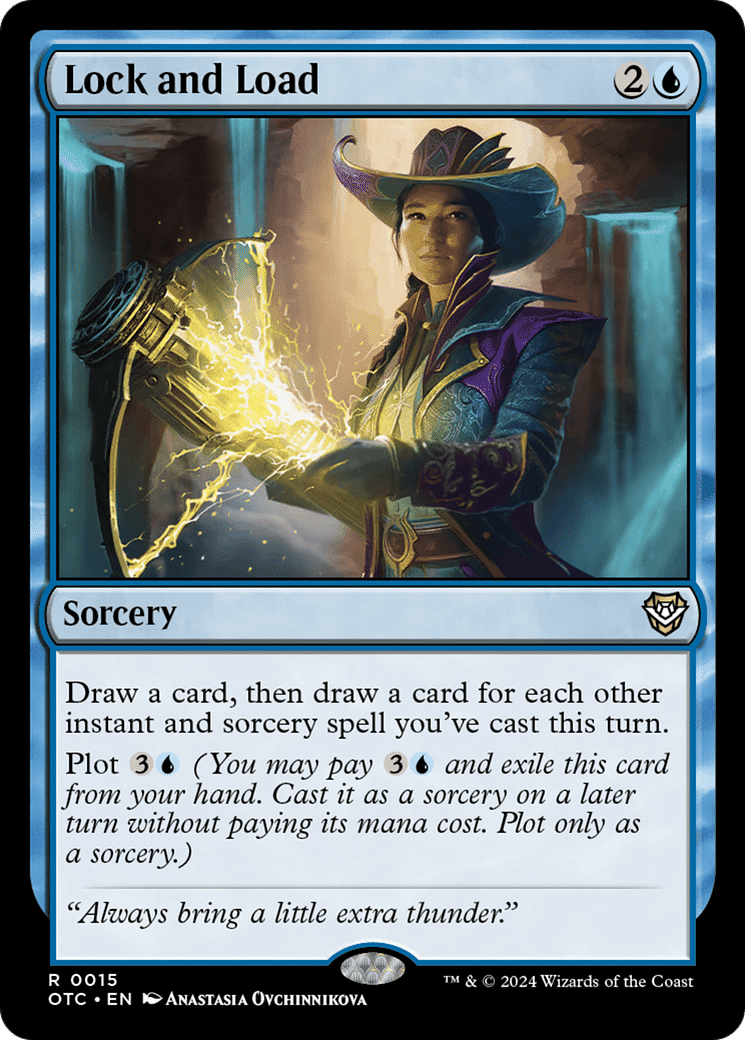 Lock and Load — Outlaws of Thunder Junction Commander — Magic: The Gathering